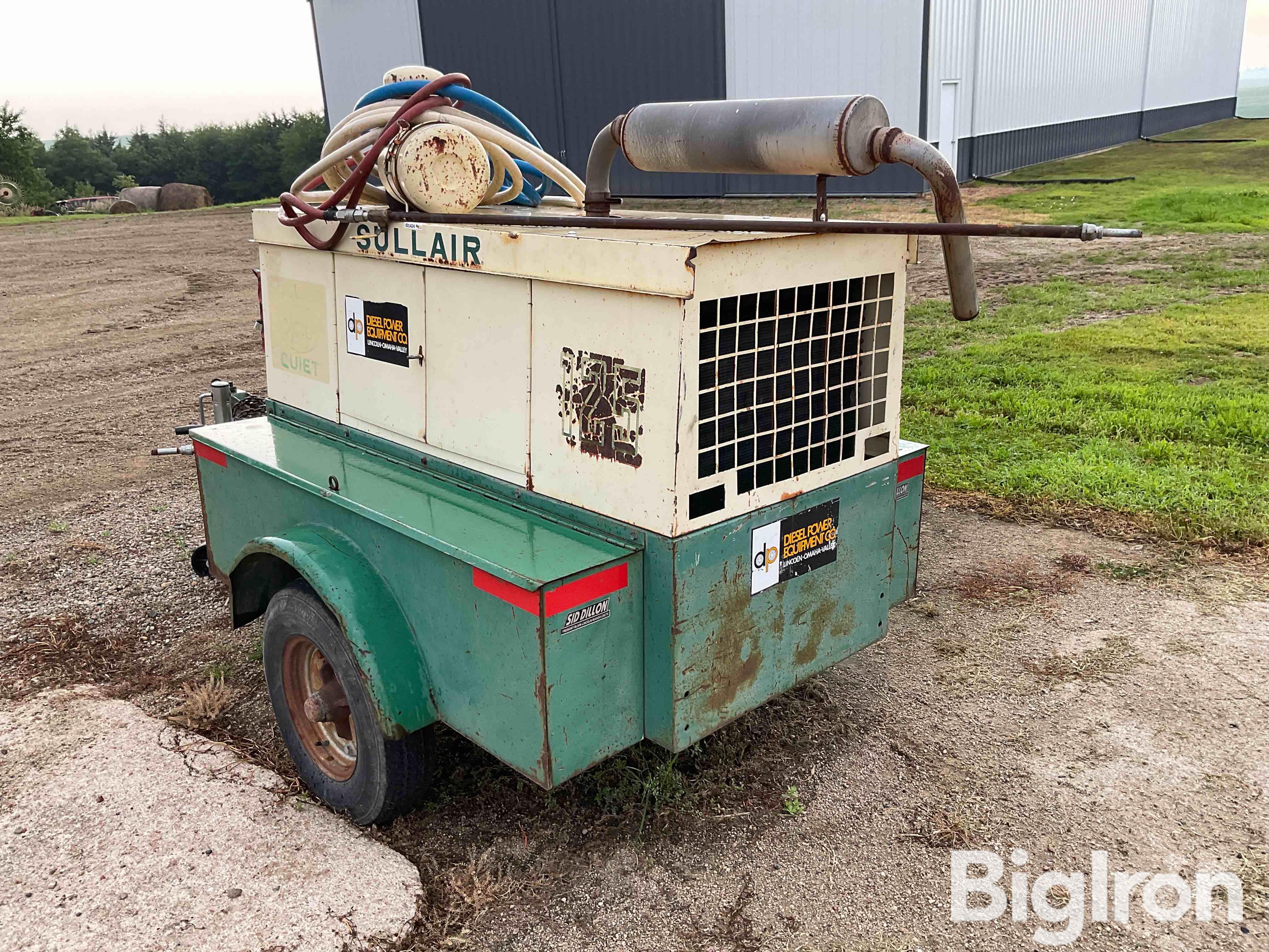 Sullair 125 Portable Air Compressor BigIron Auctions