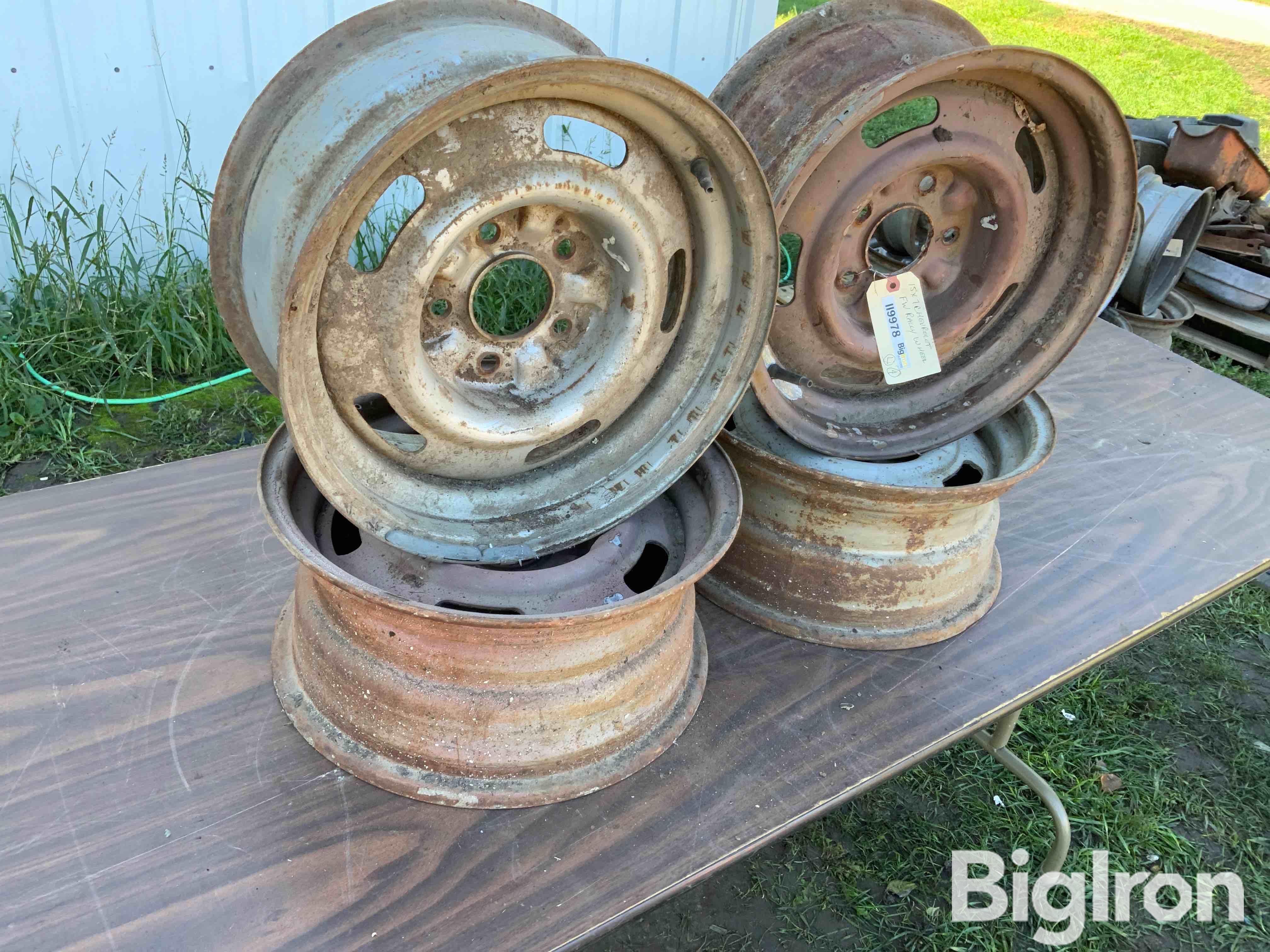 Chevrolet 15x7 Rally Wheels BigIron Auctions