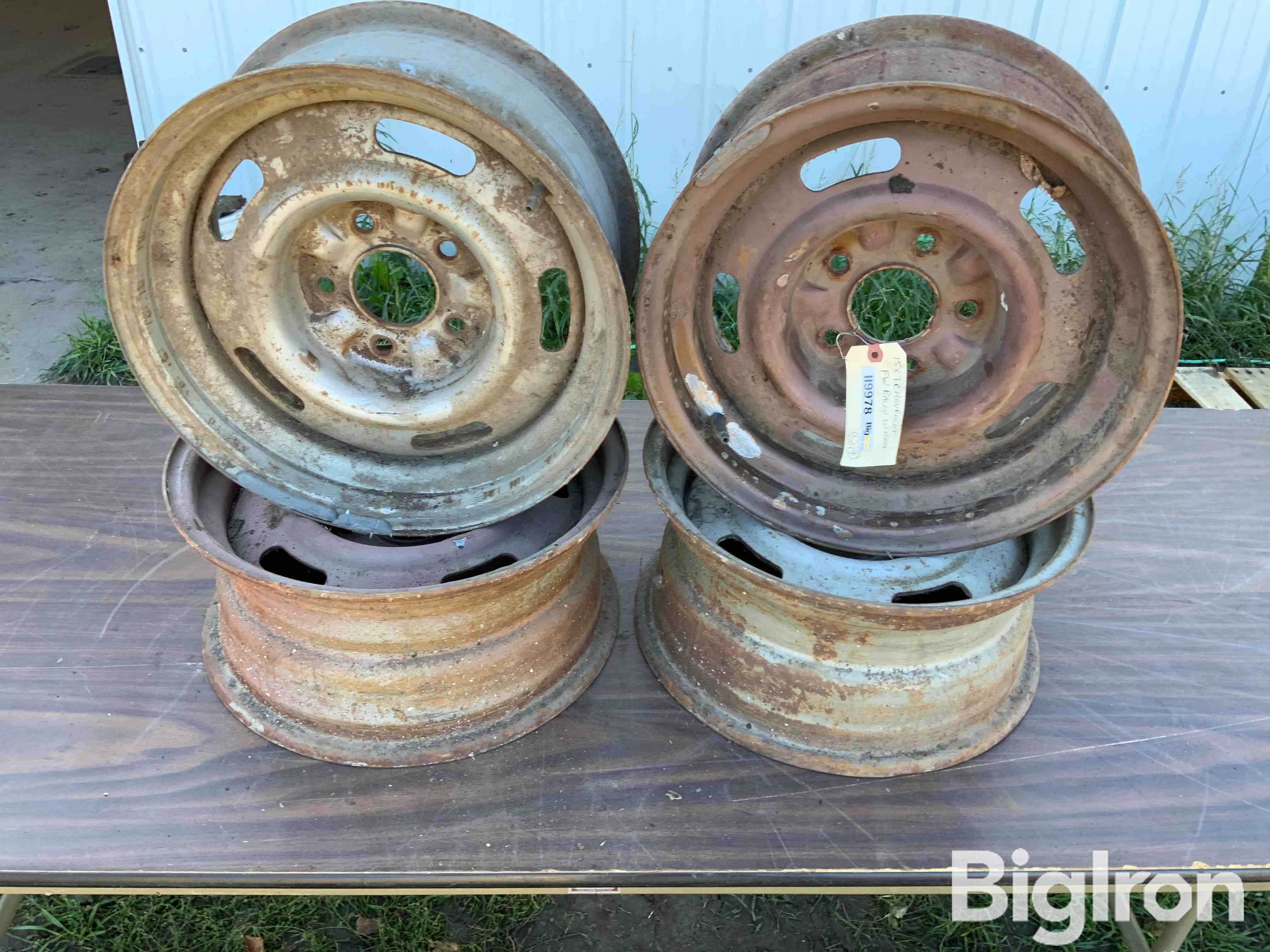 Chevrolet 15x7 Rally Wheels BigIron Auctions