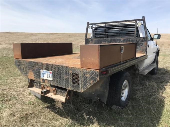 1996 Dodge Ram 1500 4WD Flatbed Pickup W/Snow Plow Attachment BigIron