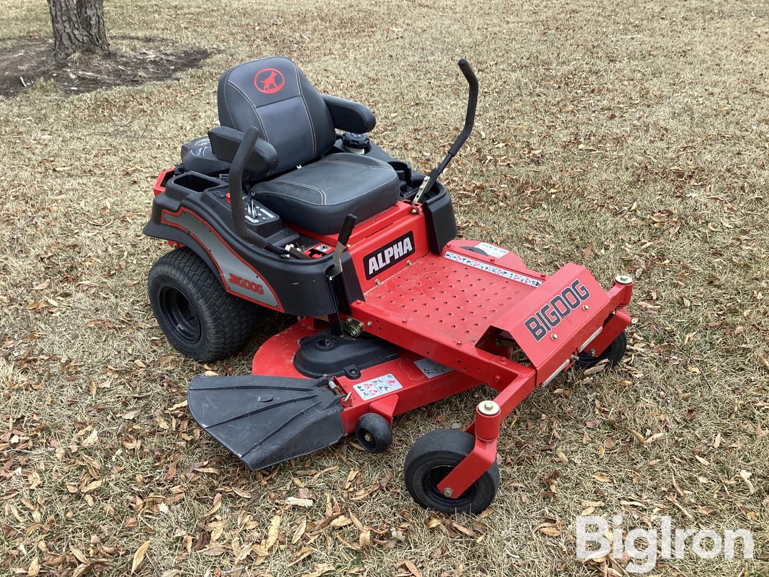 Big dog alpha discount zero turn mower