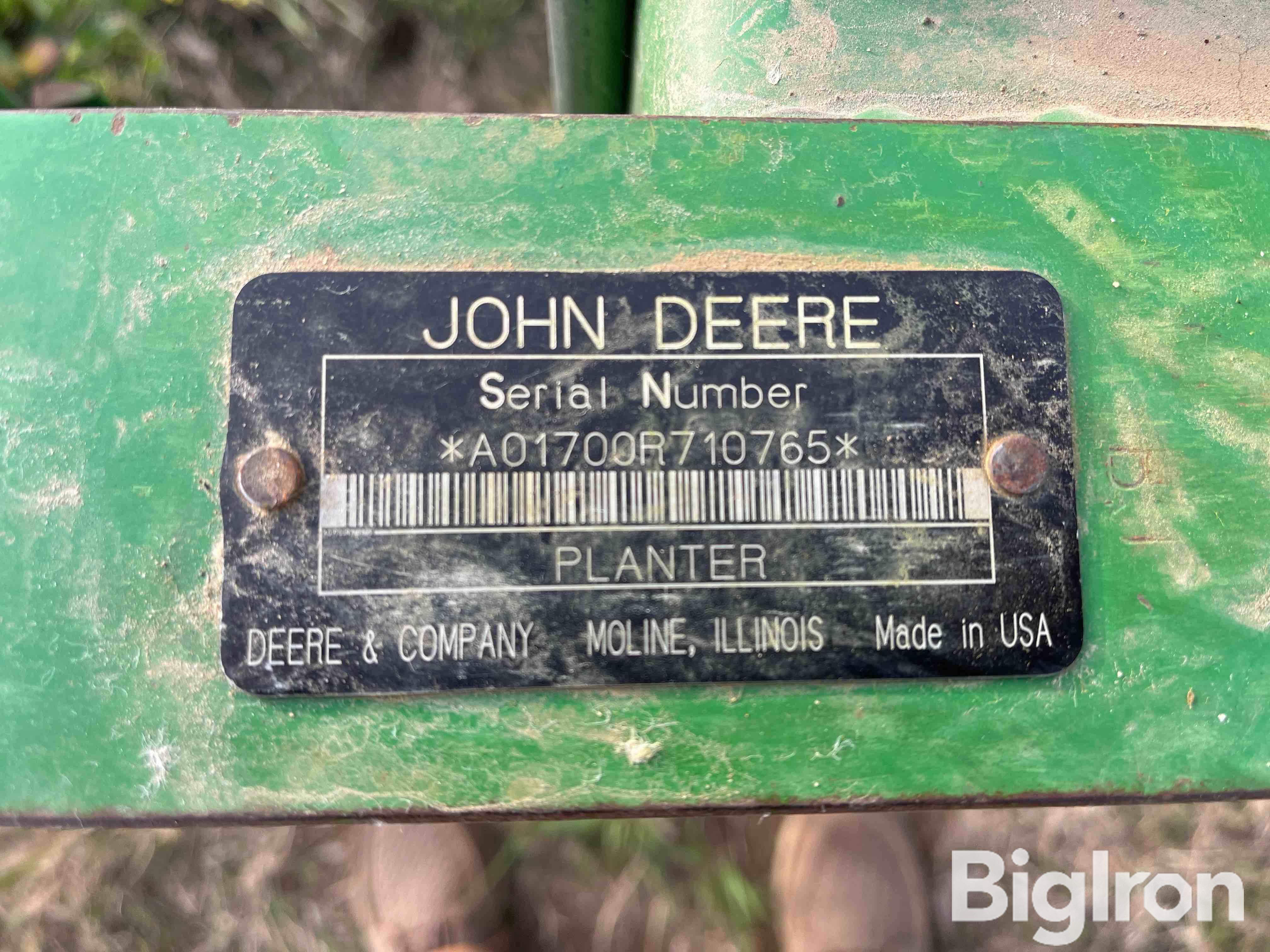 John Deere 1700 MaxEmerge XP 6 Row Planter BigIron Auctions