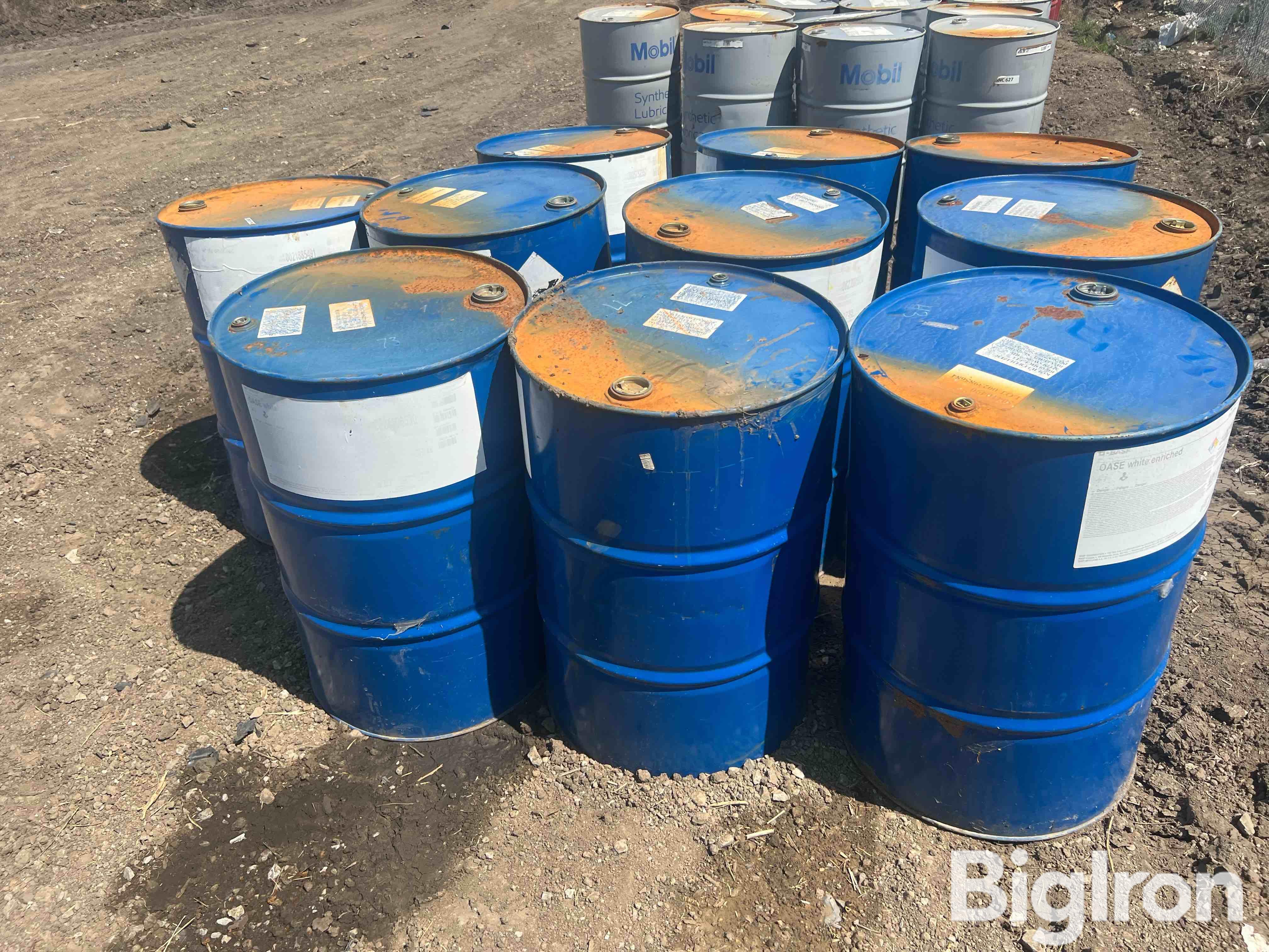 55 Gallon Steel Barrels BigIron Auctions