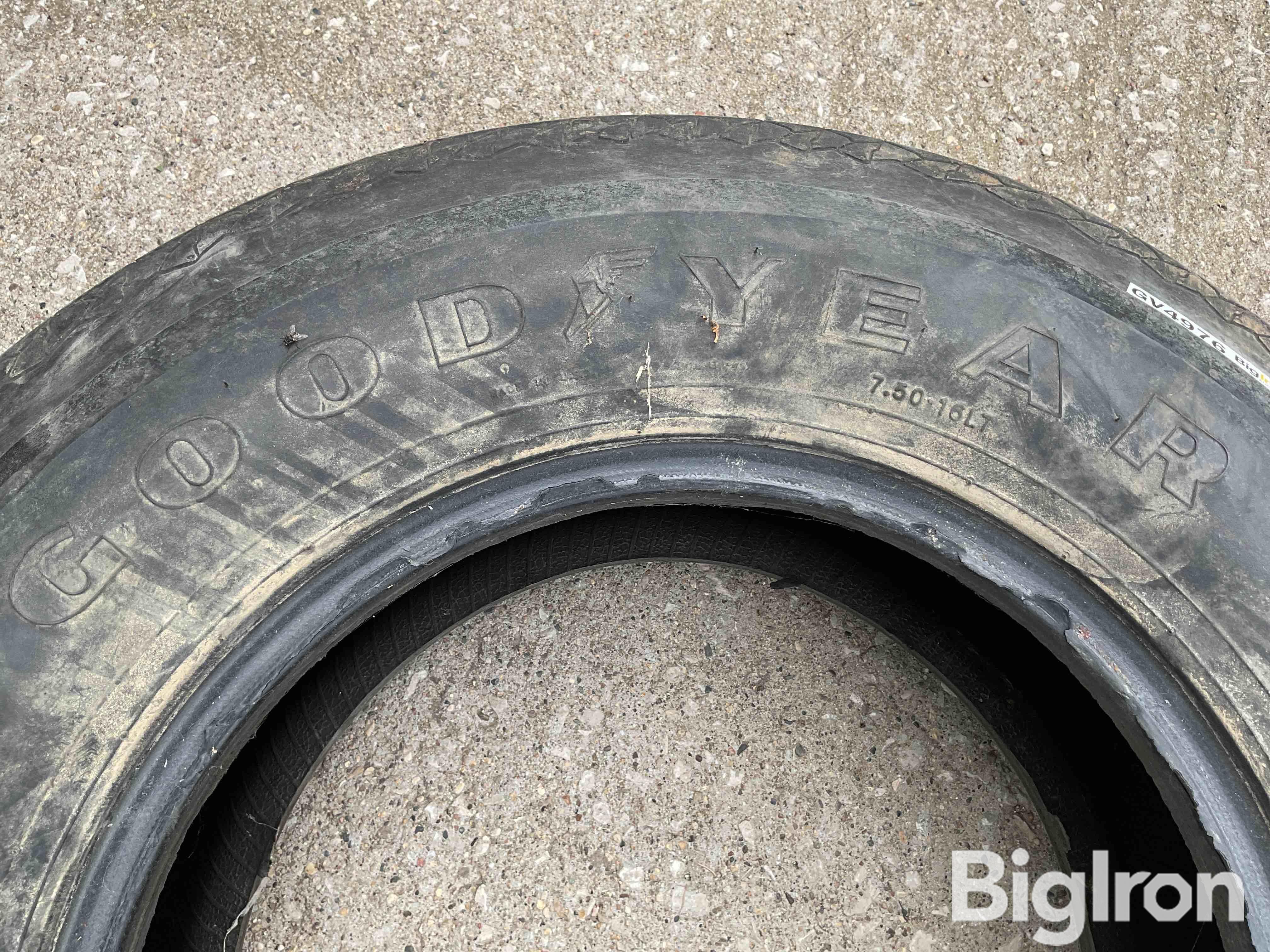 Goodyear Workhorse 7.50-16LT Tire BigIron Auctions