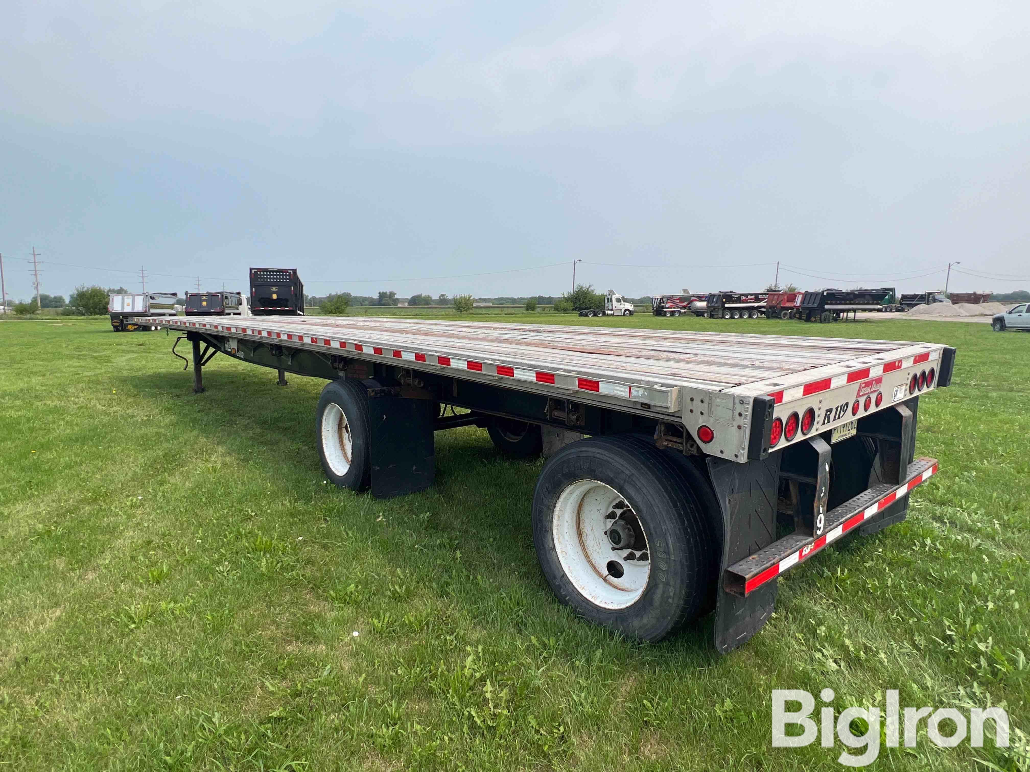 2002 Great Dane 48' T/A Spread Axle Flatbed Trailer BigIron Auctions