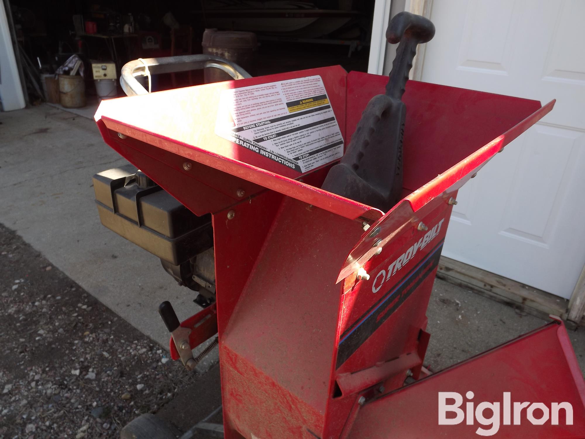 Troy-Bilt 15012 Super Tomahawk Chipper Shredder BigIron Auctions