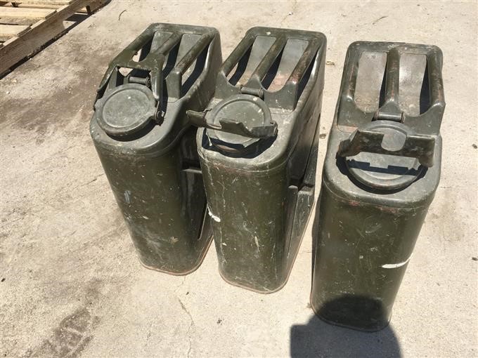 Army Water Cans BigIron Auctions