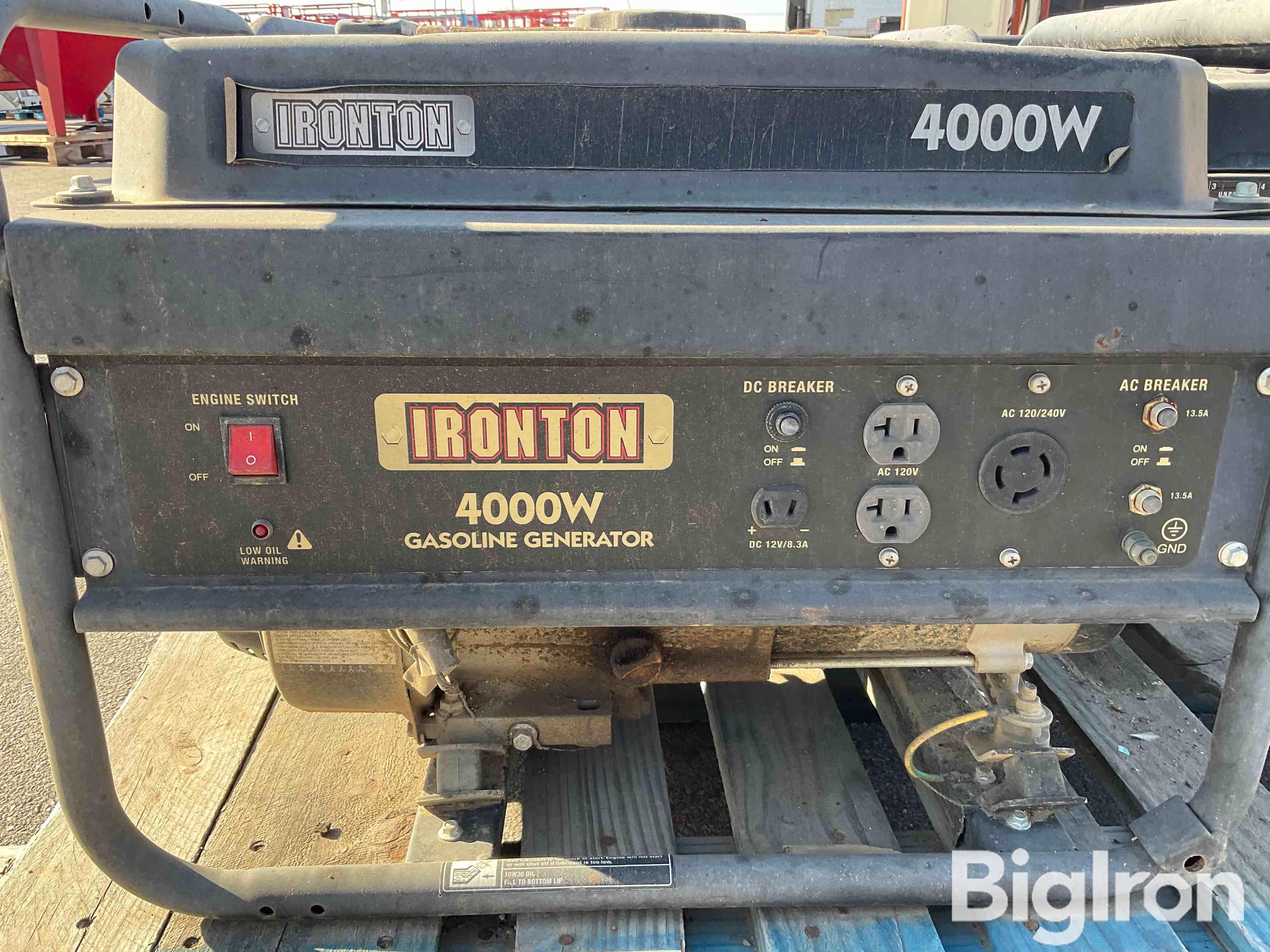 Ironton 4000W Gas Generators & DeWalt Air Compressor BigIron Auctions