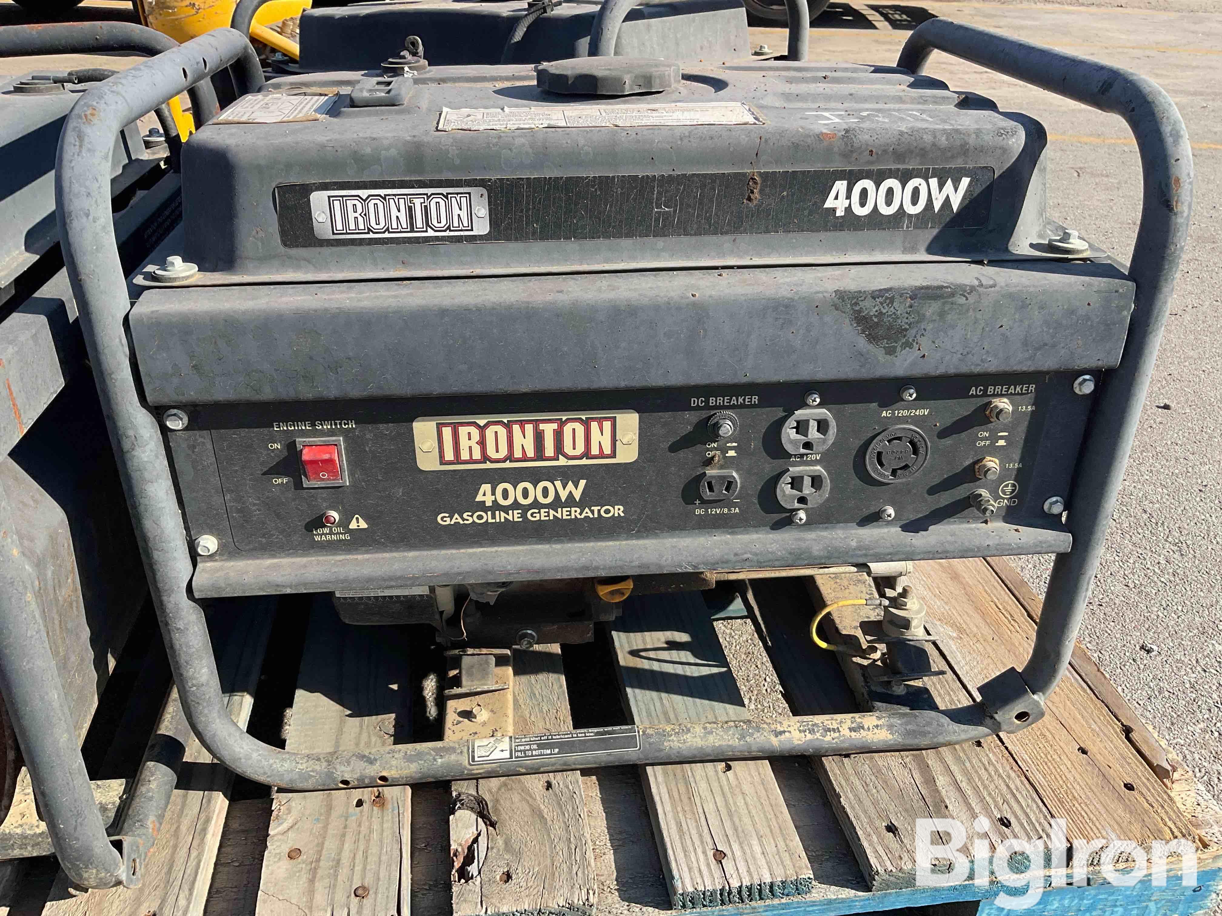 Ironton 4000W Gas Generators & DeWalt Air Compressor BigIron Auctions