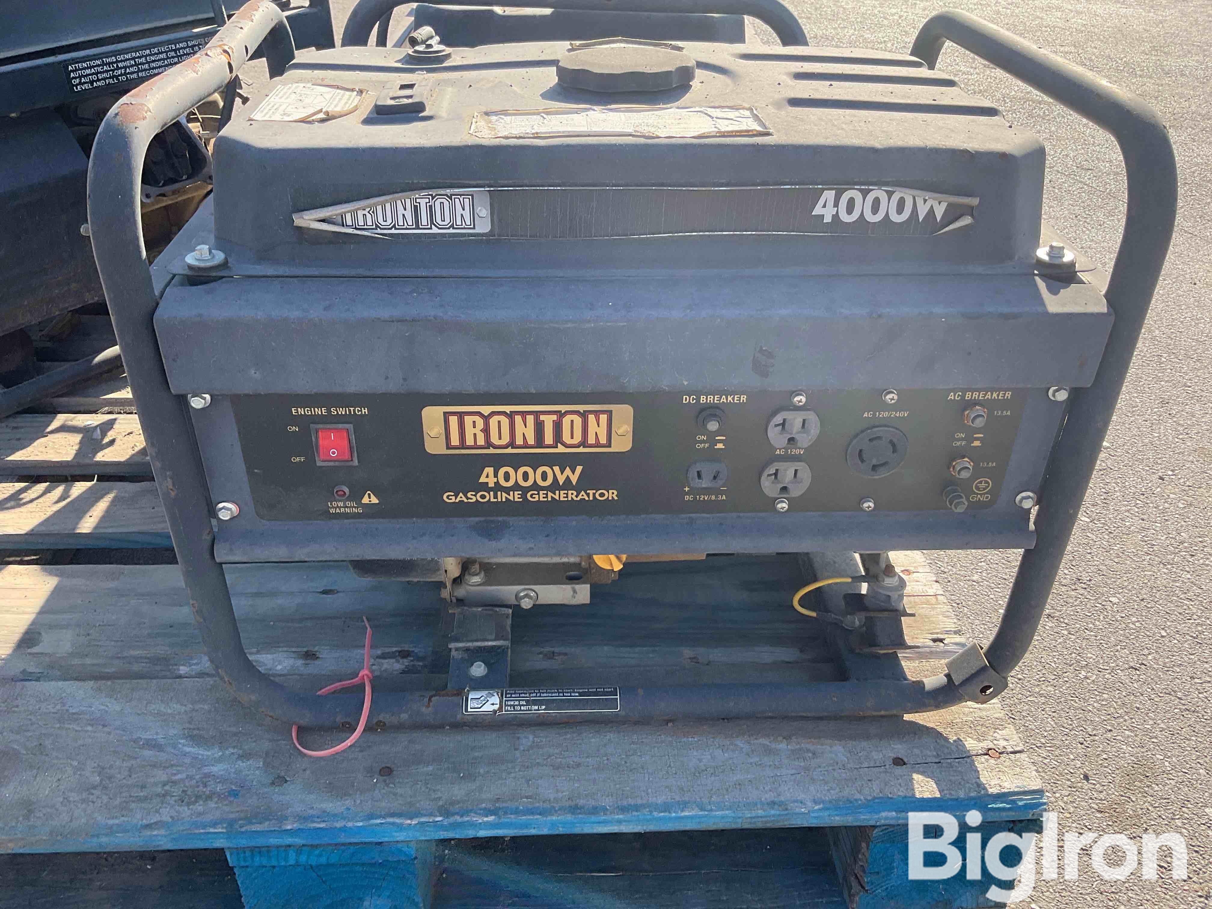 Ironton 4000W Gas Generators & DeWalt Air Compressor BigIron Auctions