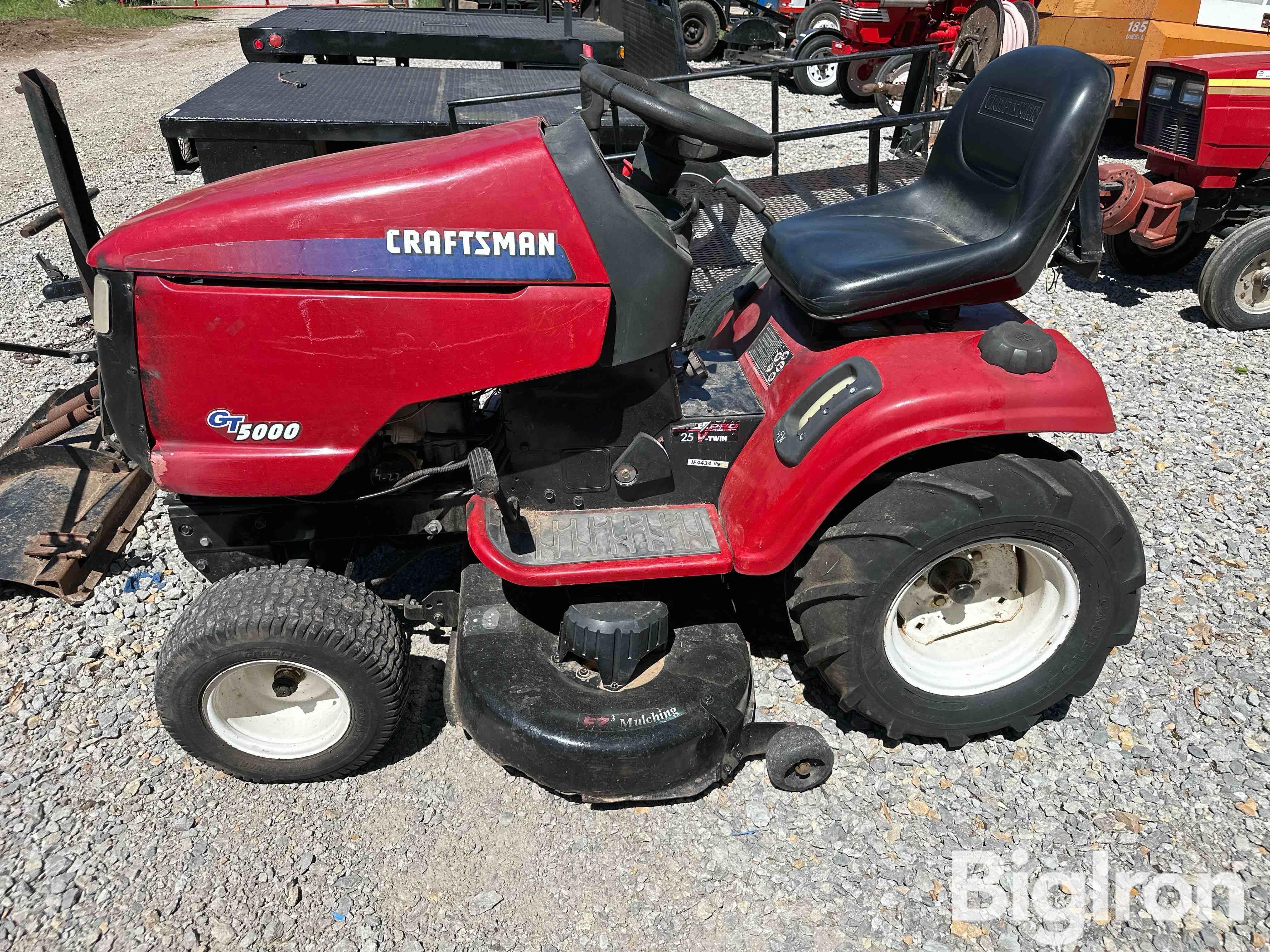 Craftsman GT5000 Lawn Mower W/Trailer BigIron Auctions