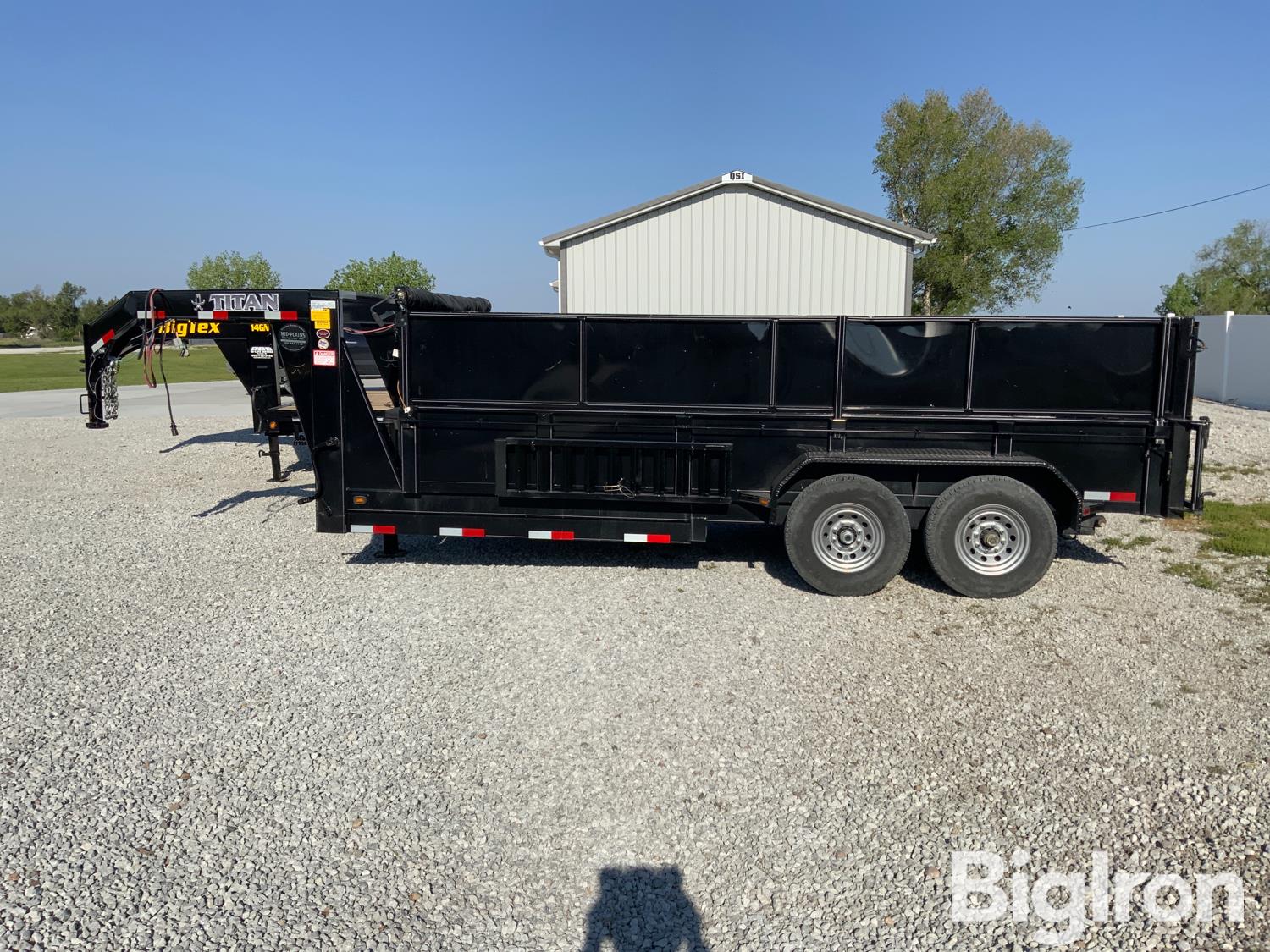 2016 Titan 16’ Gooseneck T/A Dump Trailer BigIron Auctions