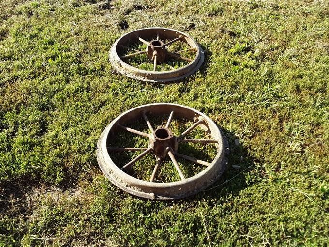 John Deere Model B Front Steel Wheels BigIron Auctions