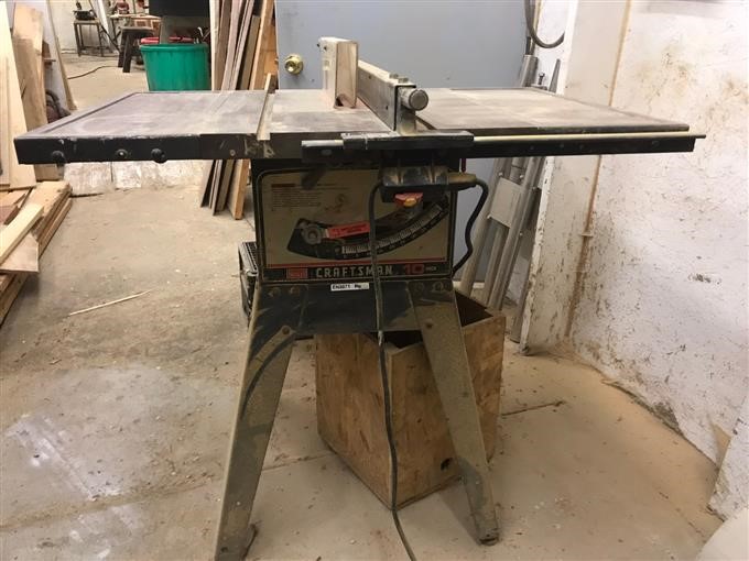 Craftsman 10" Table Saw BigIron Auctions