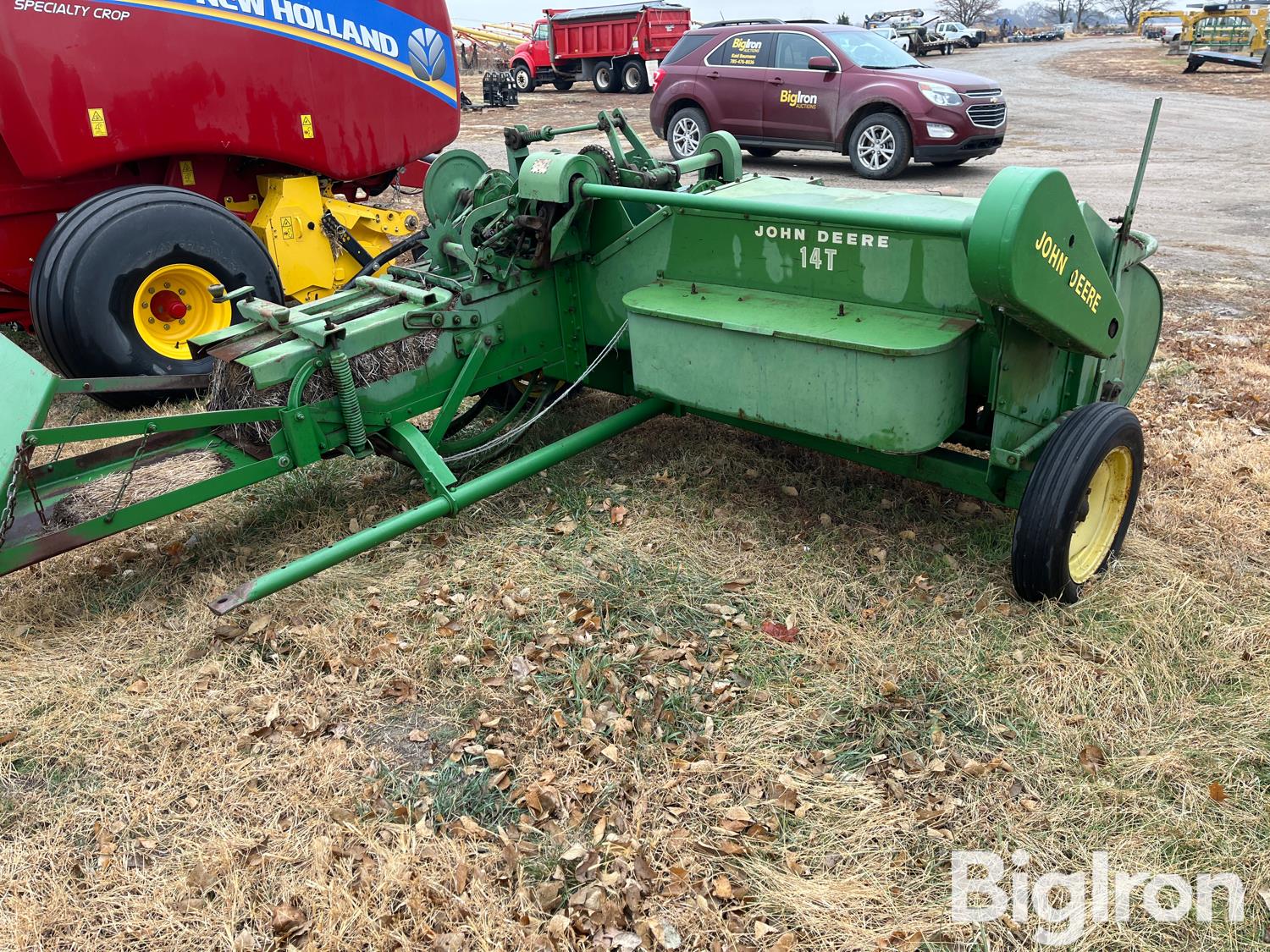 John Deere 14t Small Square Baler Bigiron Auctions 0208