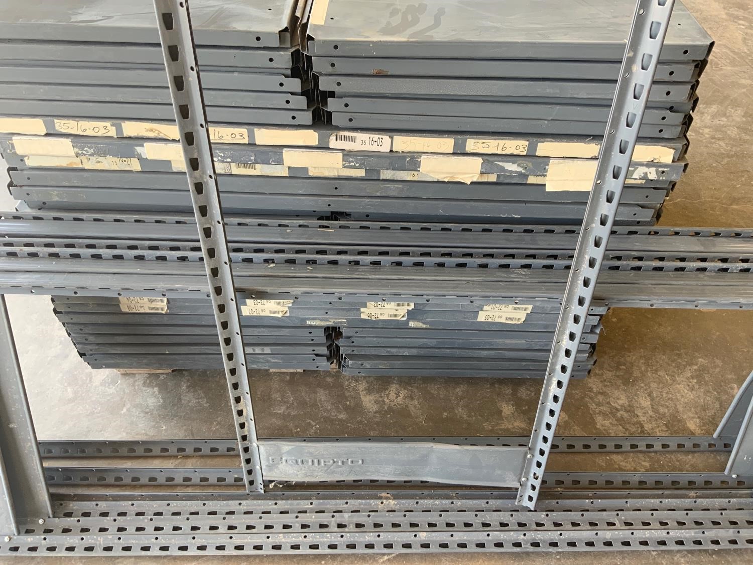 Metal Shelving Parts BigIron Auctions