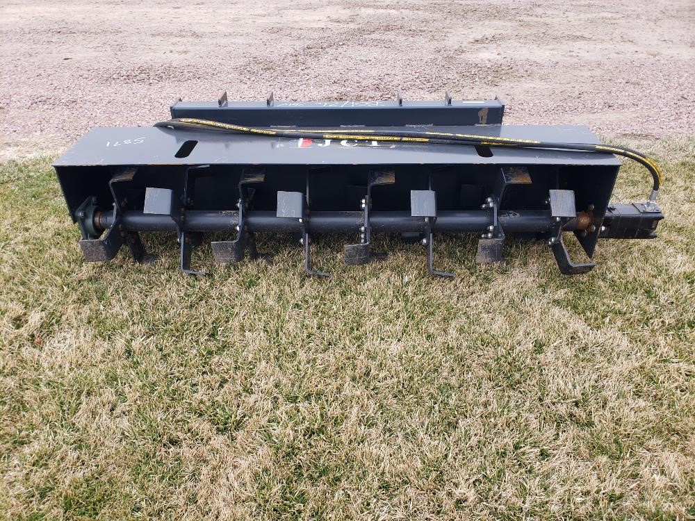 2021 JCT 6' Tiller Skid Steer Attachment BigIron Auctions