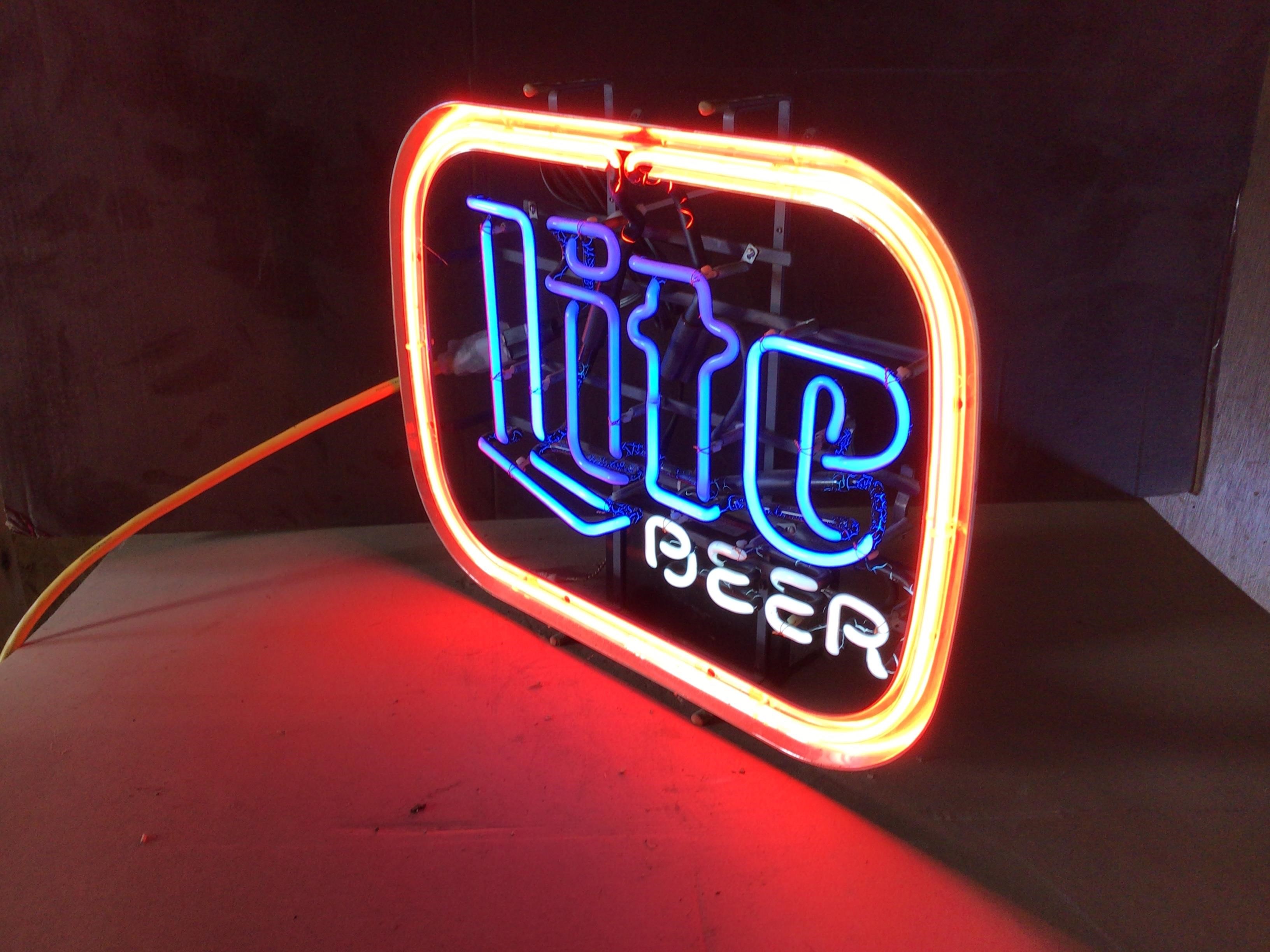 LITE BEER ビンテージ ネオン サイン 照明 看板 USA ライトビール