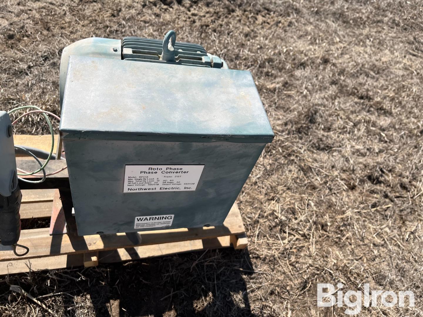 Northwest Electric Roto Phase Electric Phase Convertor BigIron Auctions