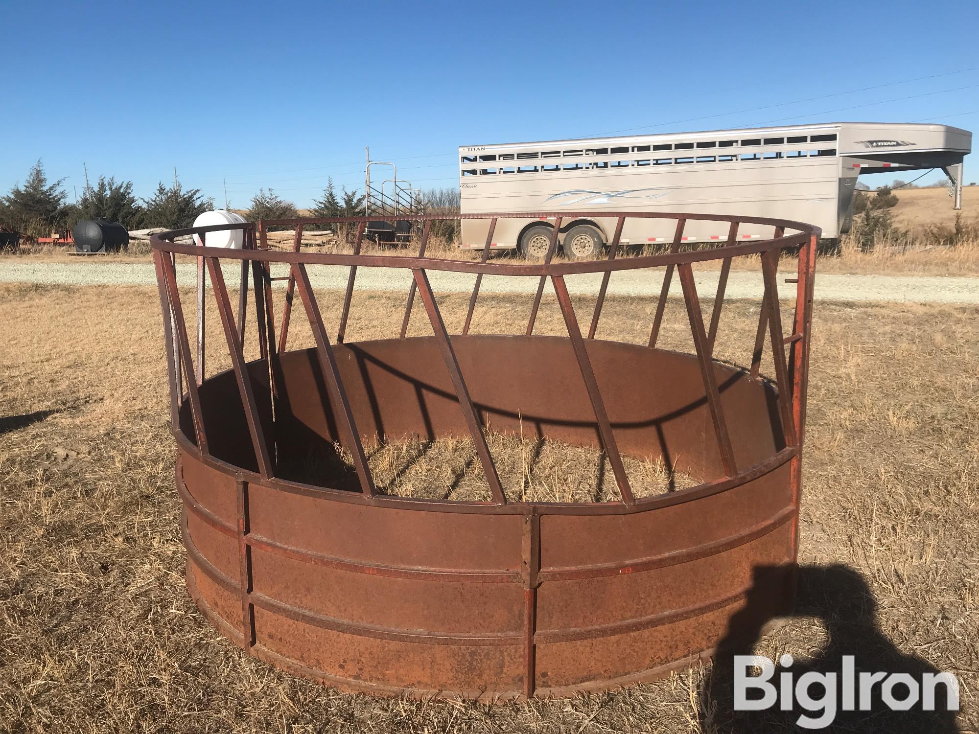 8' Round Bale Feeder BigIron Auctions