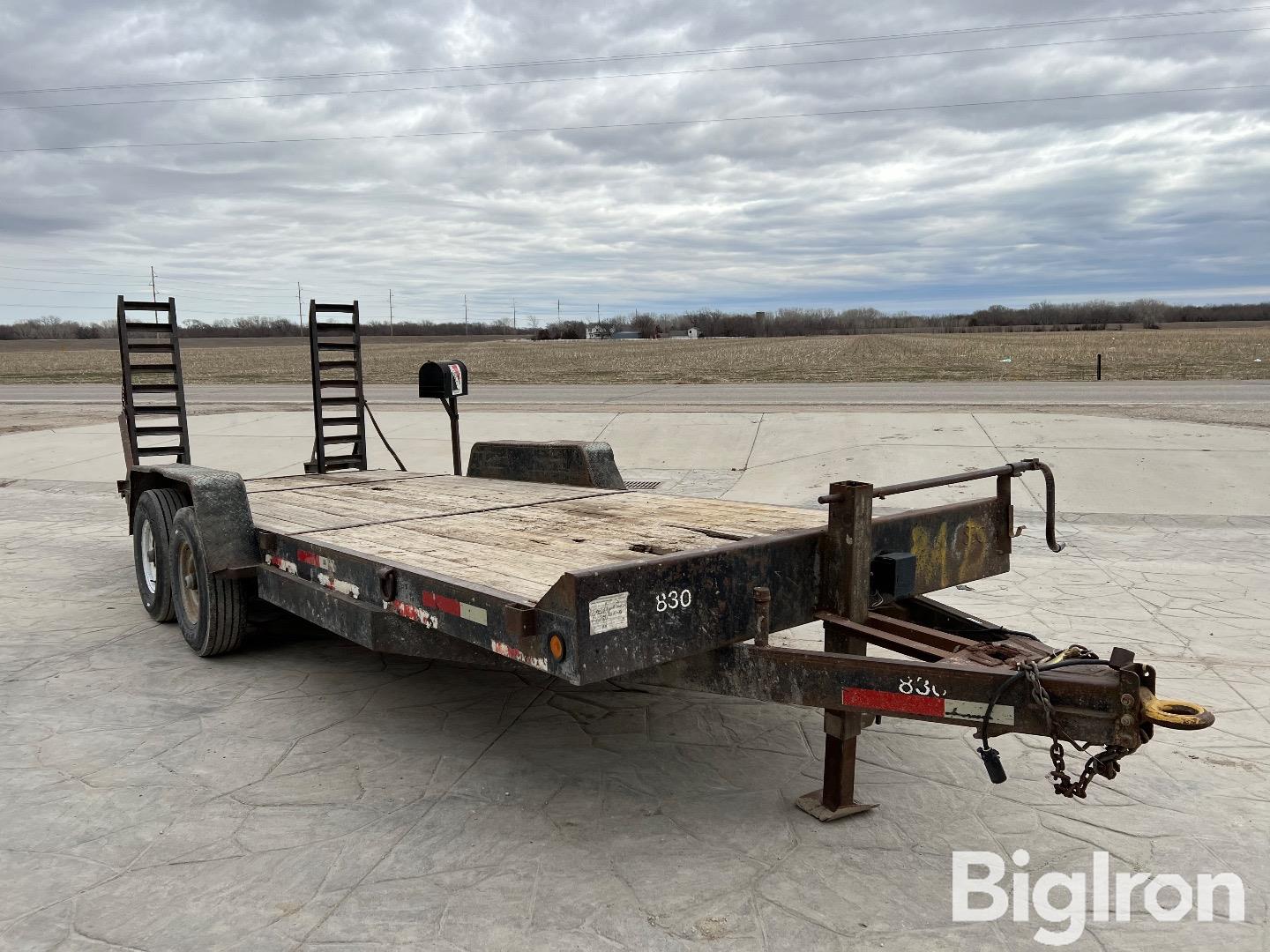 2000 Road Clipper T A Flatbed Trailer Bigiron Auctions