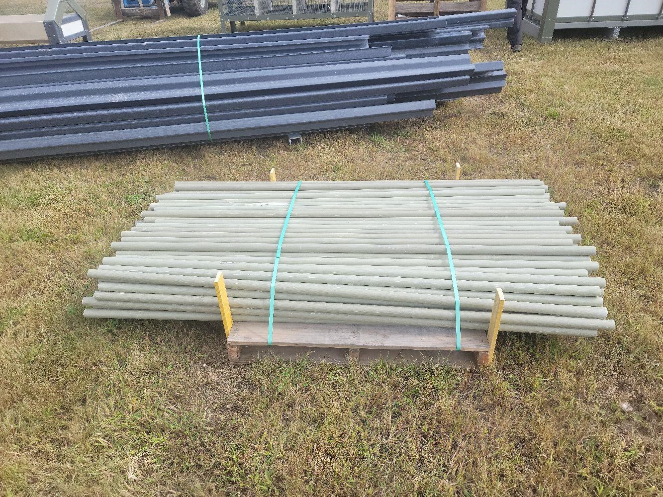 Fiberglass Solid Fence Poles BigIron Auctions