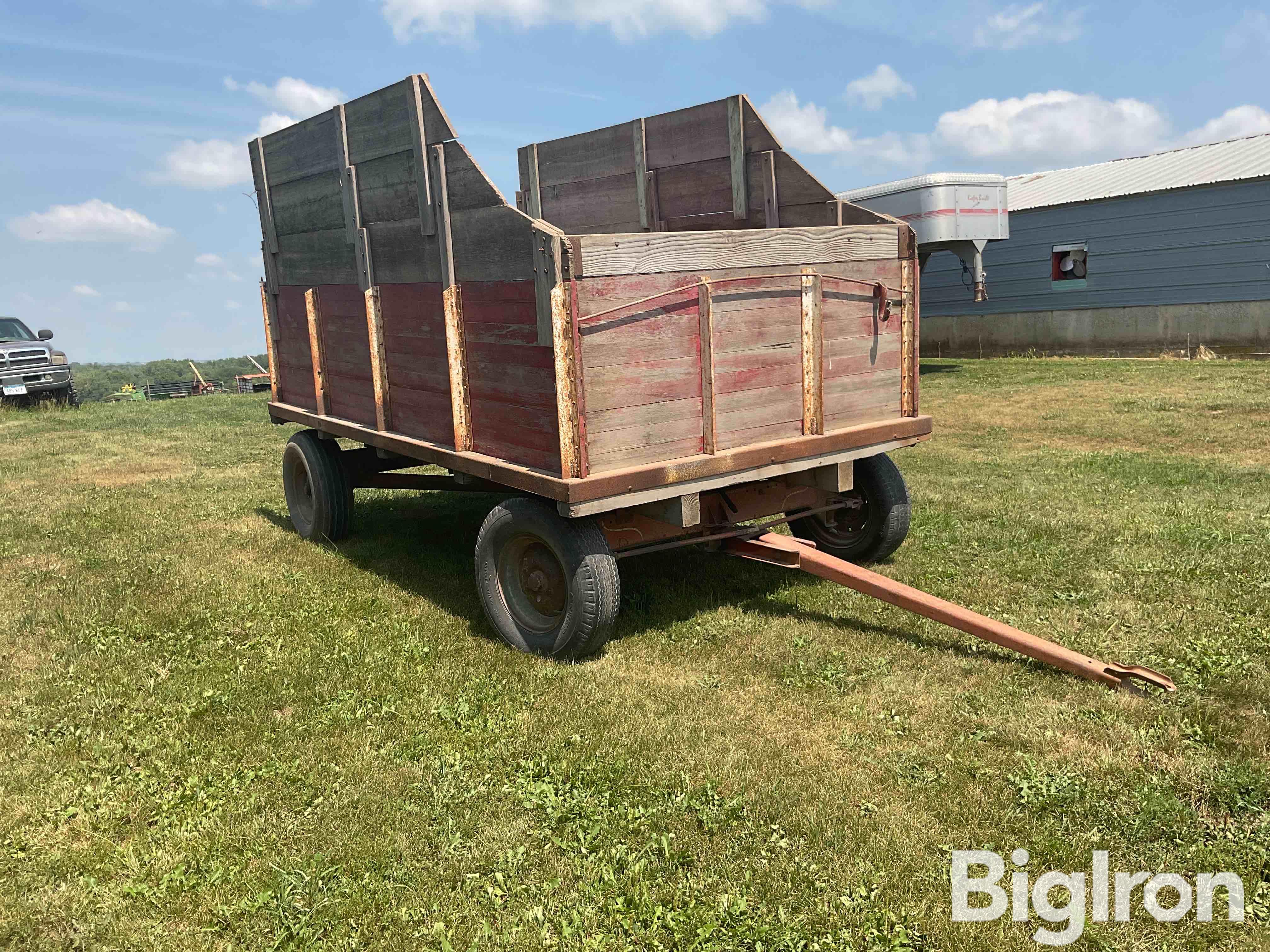 Wood Barge Box Wagon BigIron Auctions