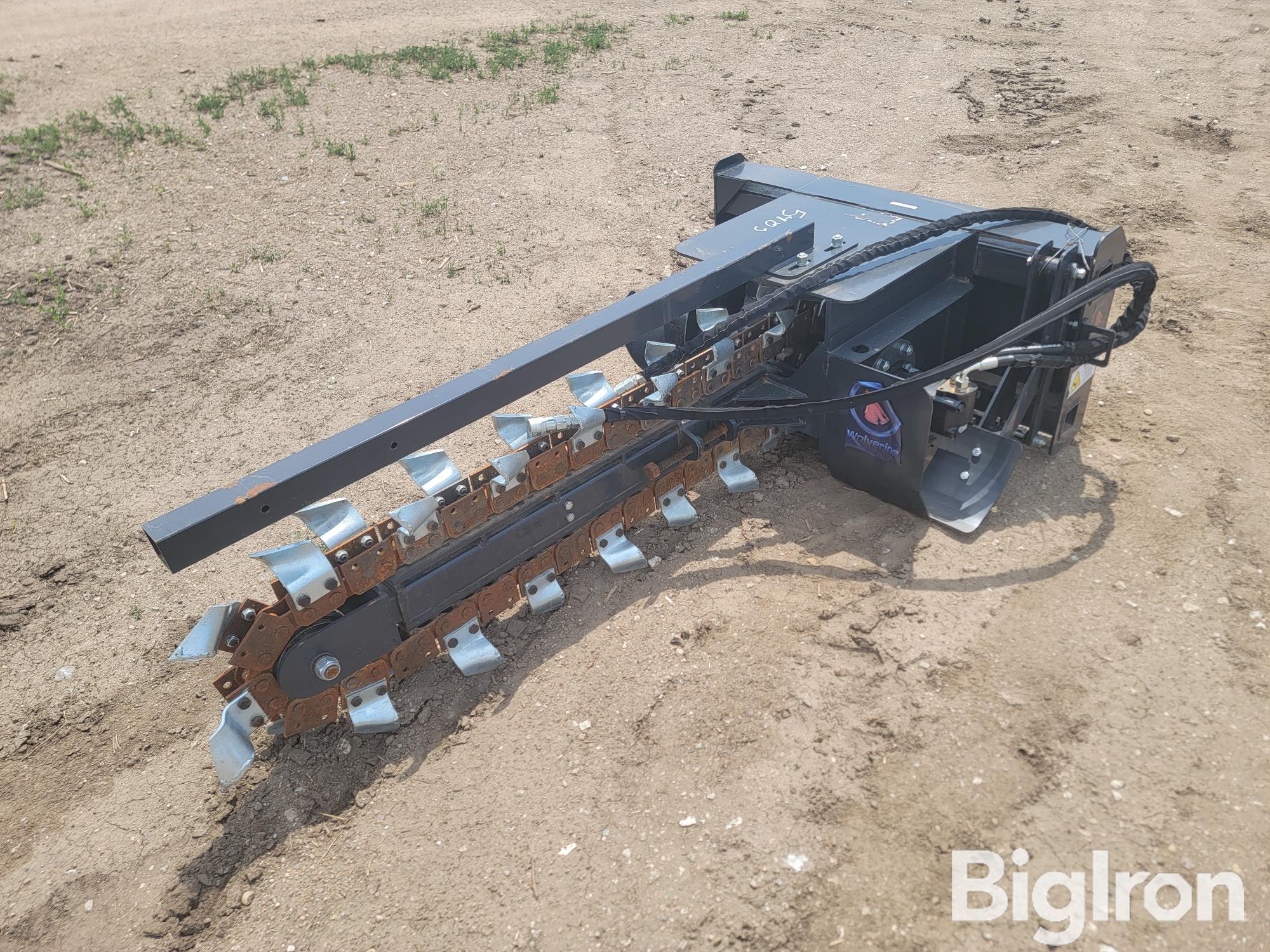 2023 Wolverine Trencher Skid Steer Attachment BigIron Auctions