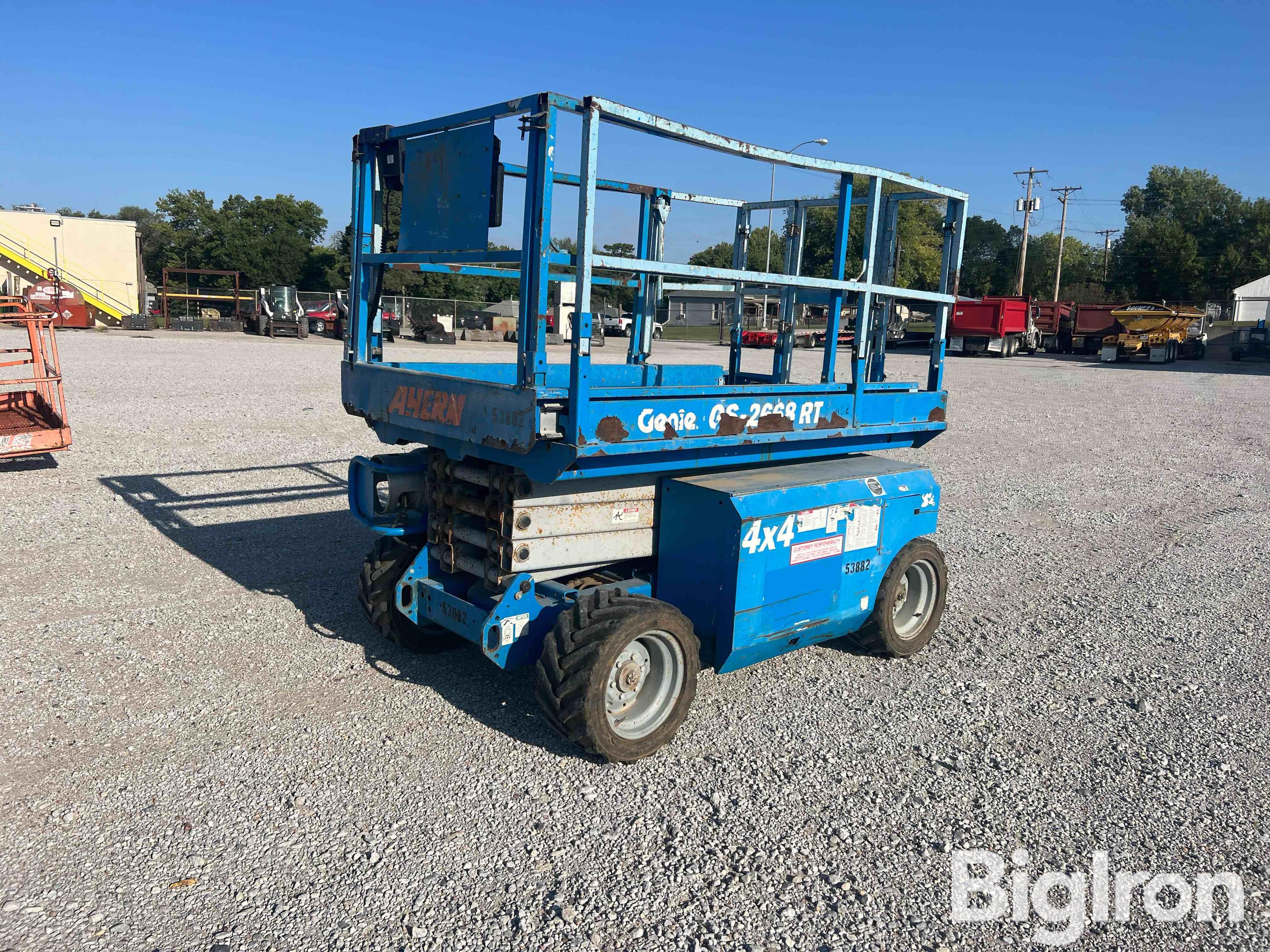 2006 Genie GS-2668 RT 4x4 Scissor Lift BigIron Auctions