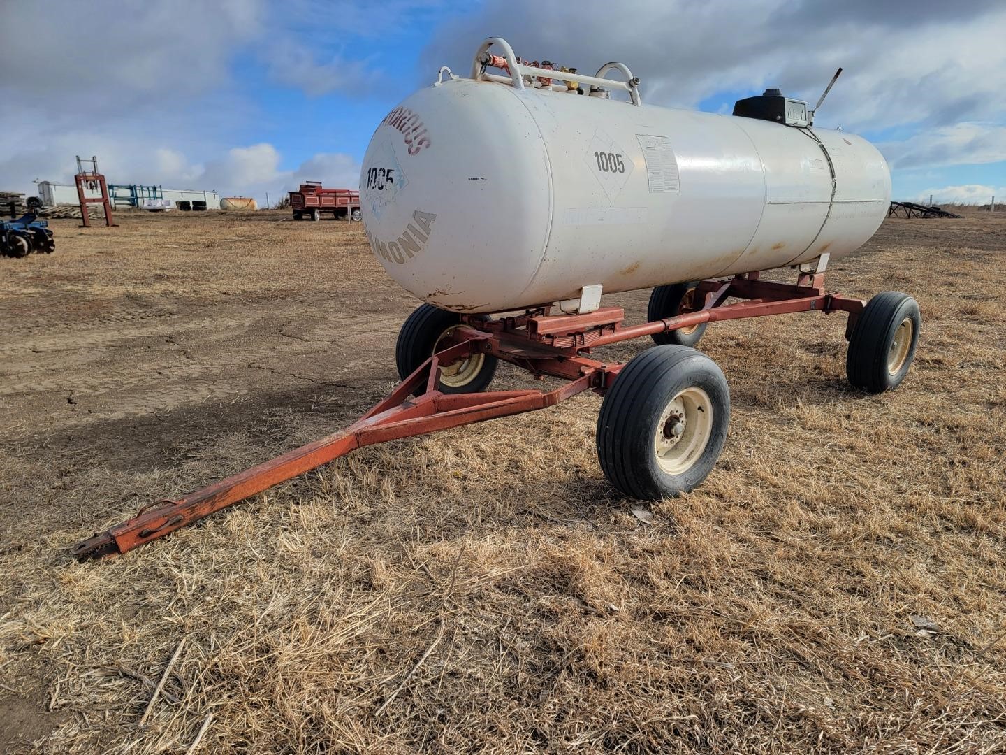 1000-gallon Anhydrous Ammonia Tank & Trailer Bigiron Auctions