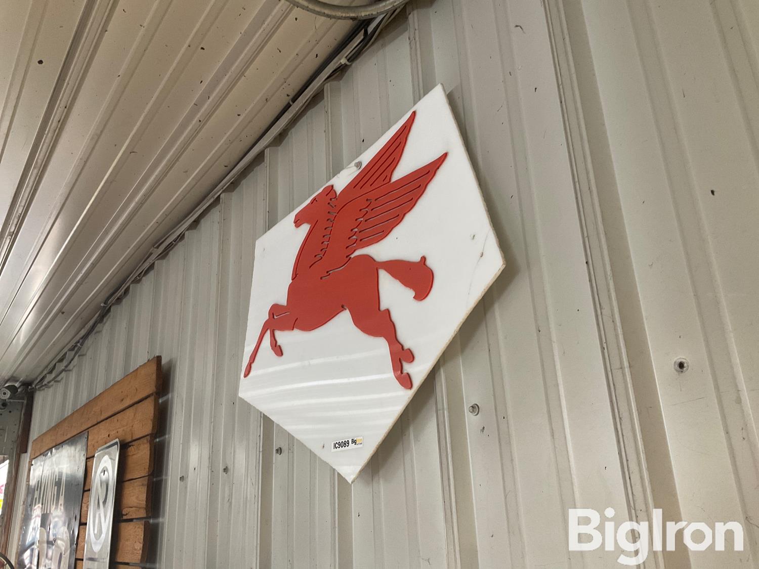 Mobil Plastic Sign BigIron Auctions