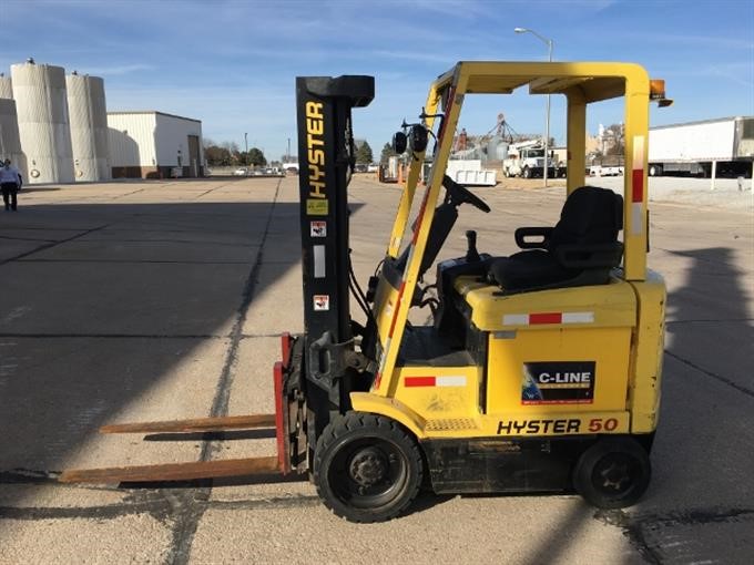 1995 Hyster E50XM-27 Electric Forklift BigIron Auctions