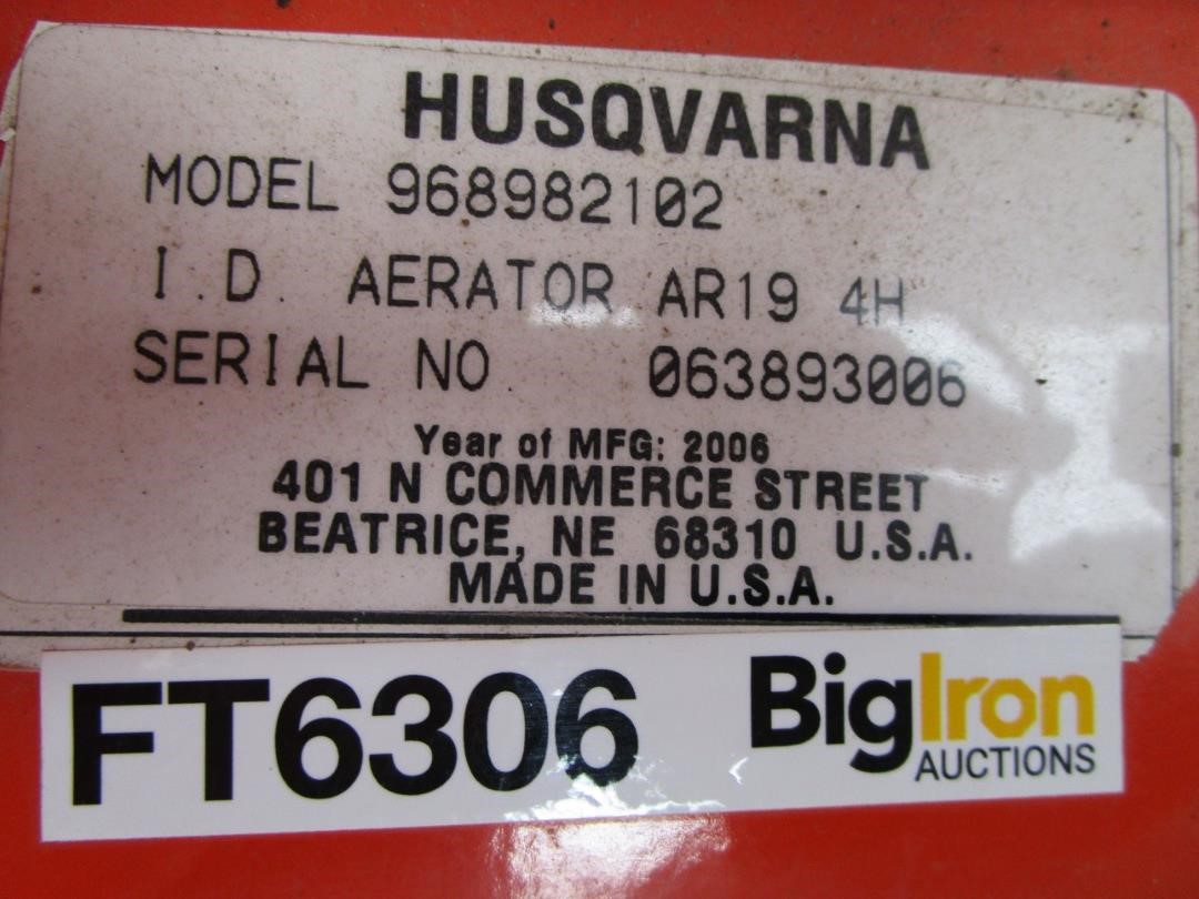 2006 Husqvarna AR19 968982102 19