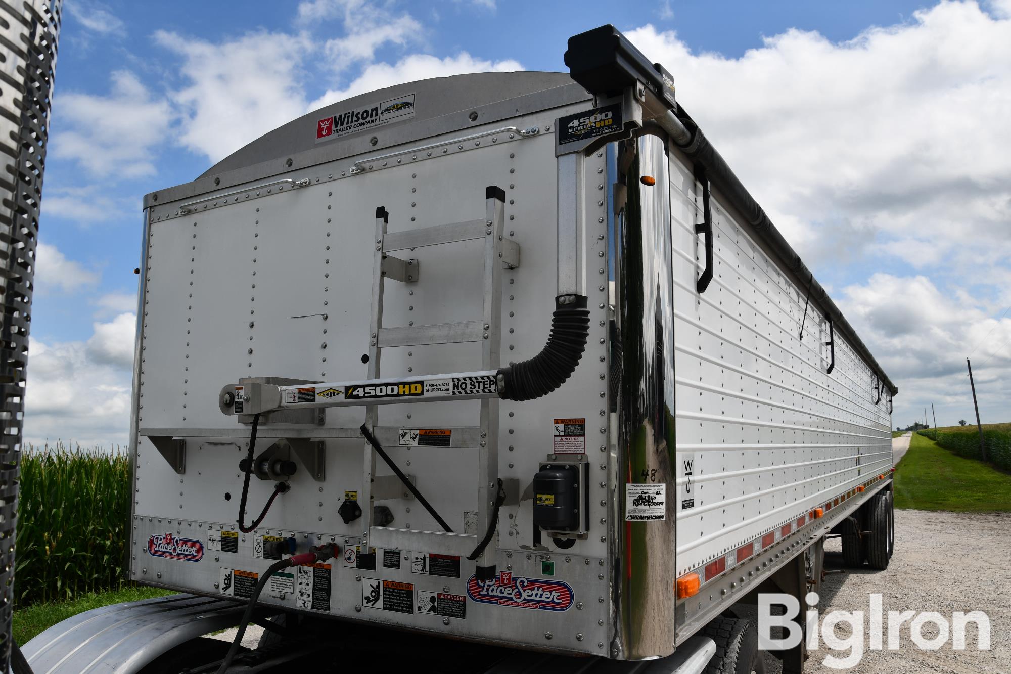 2012 Wilson Dwh 500 41 Hopper Bottom Ta Grain Trailer Bigiron Auctions 5210