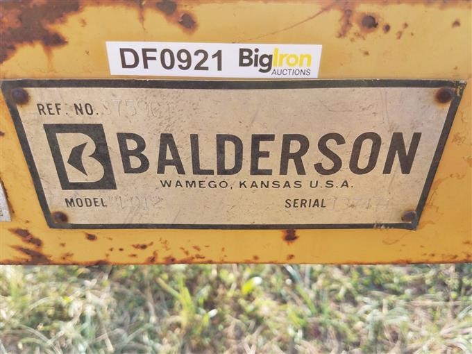 Balderson BL012 Hitch BigIron Auctions