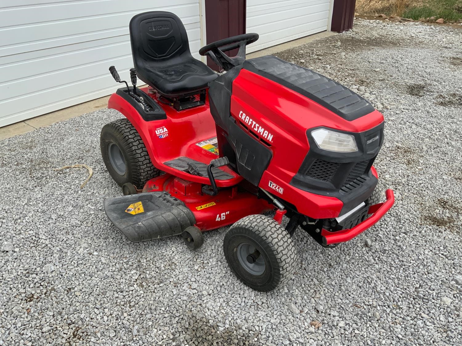 2019 Craftsman T240 Riding Lawn Mower BigIron Auctions