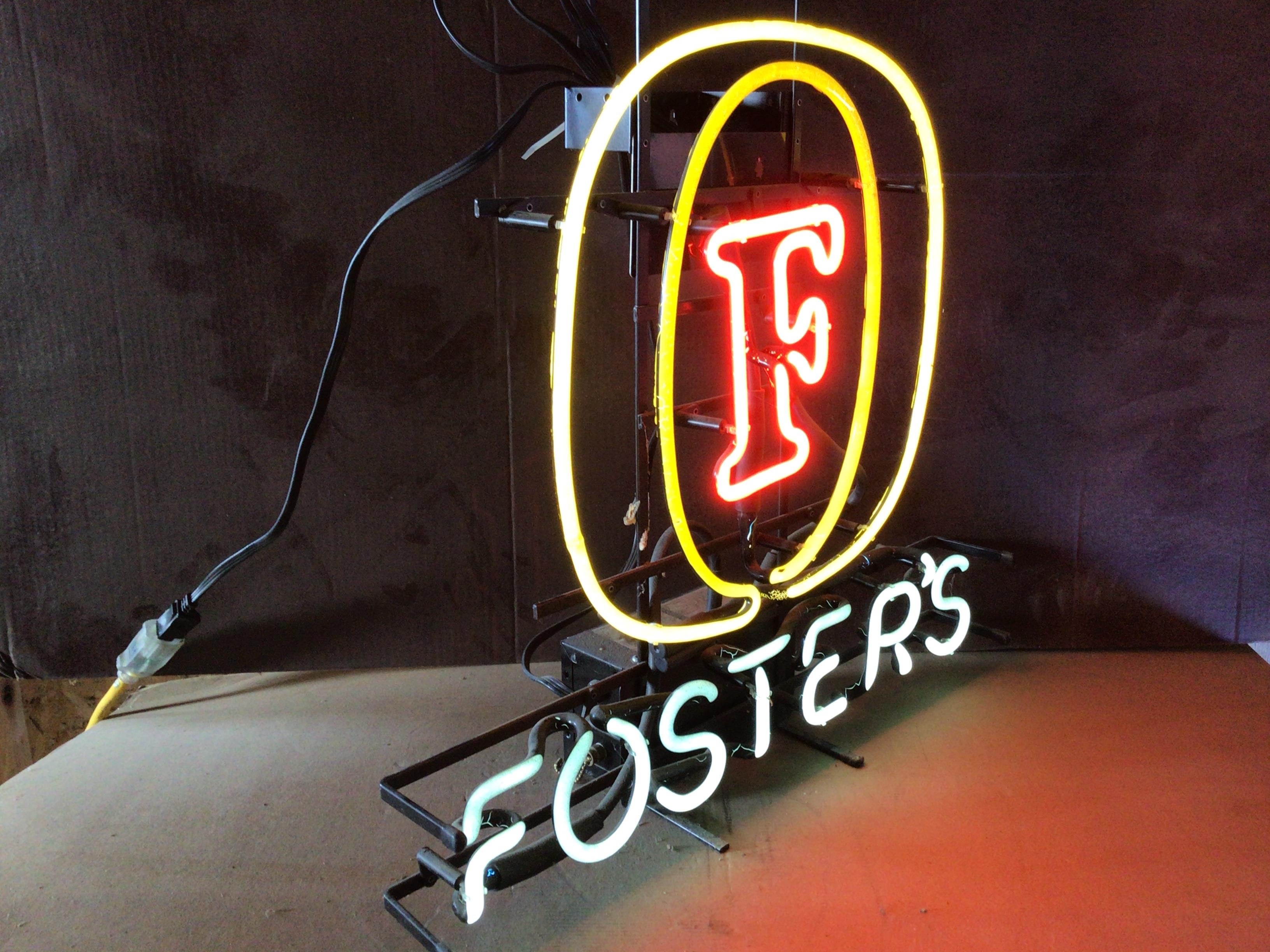 fosters neon light