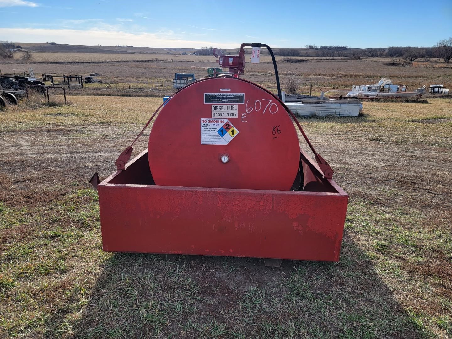 500 Gallon Bulk Fuel Tank W/Containment BigIron Auctions