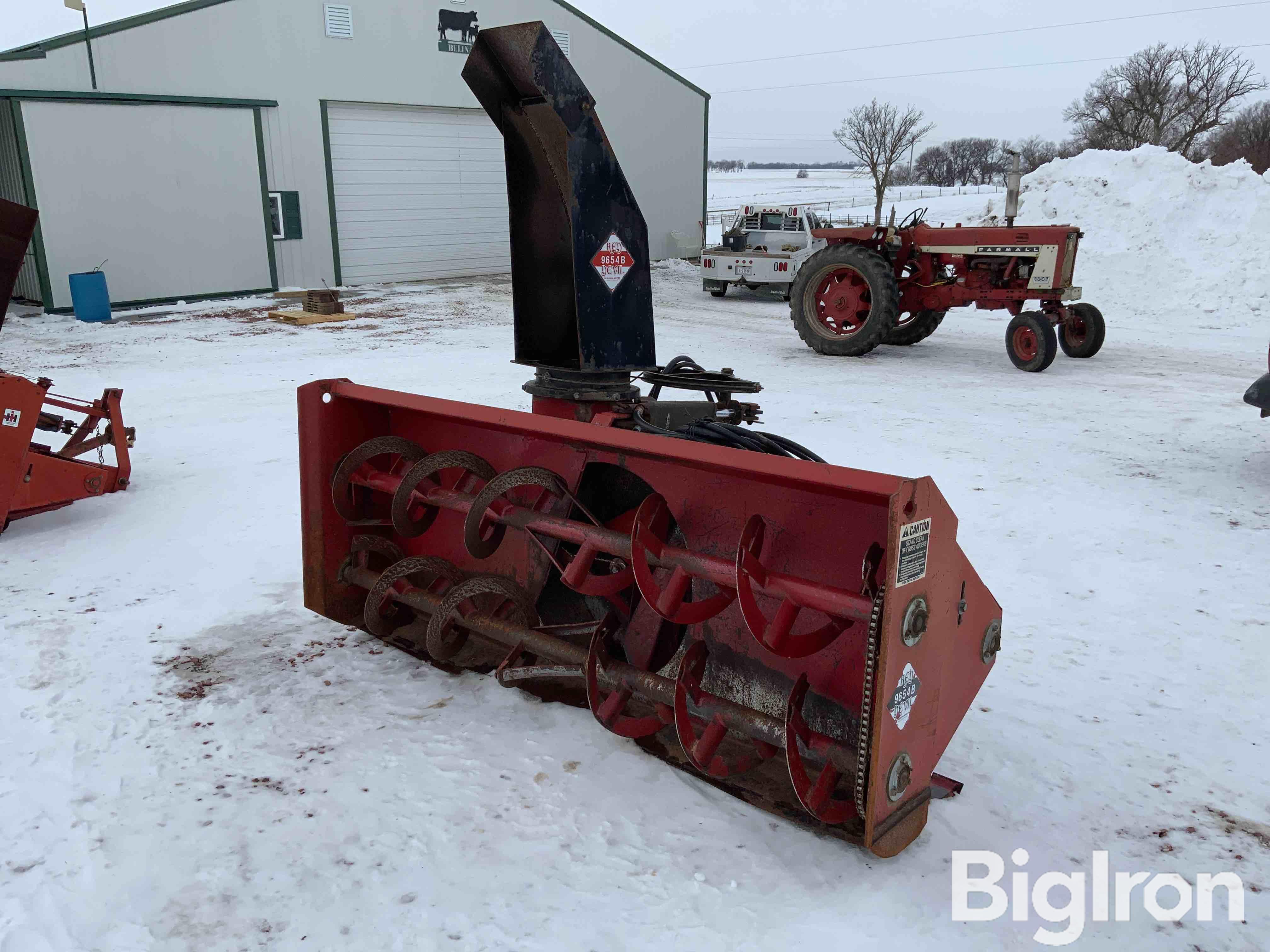 Red Devil 9654B 3-Pt Snow Blower BigIron Auctions