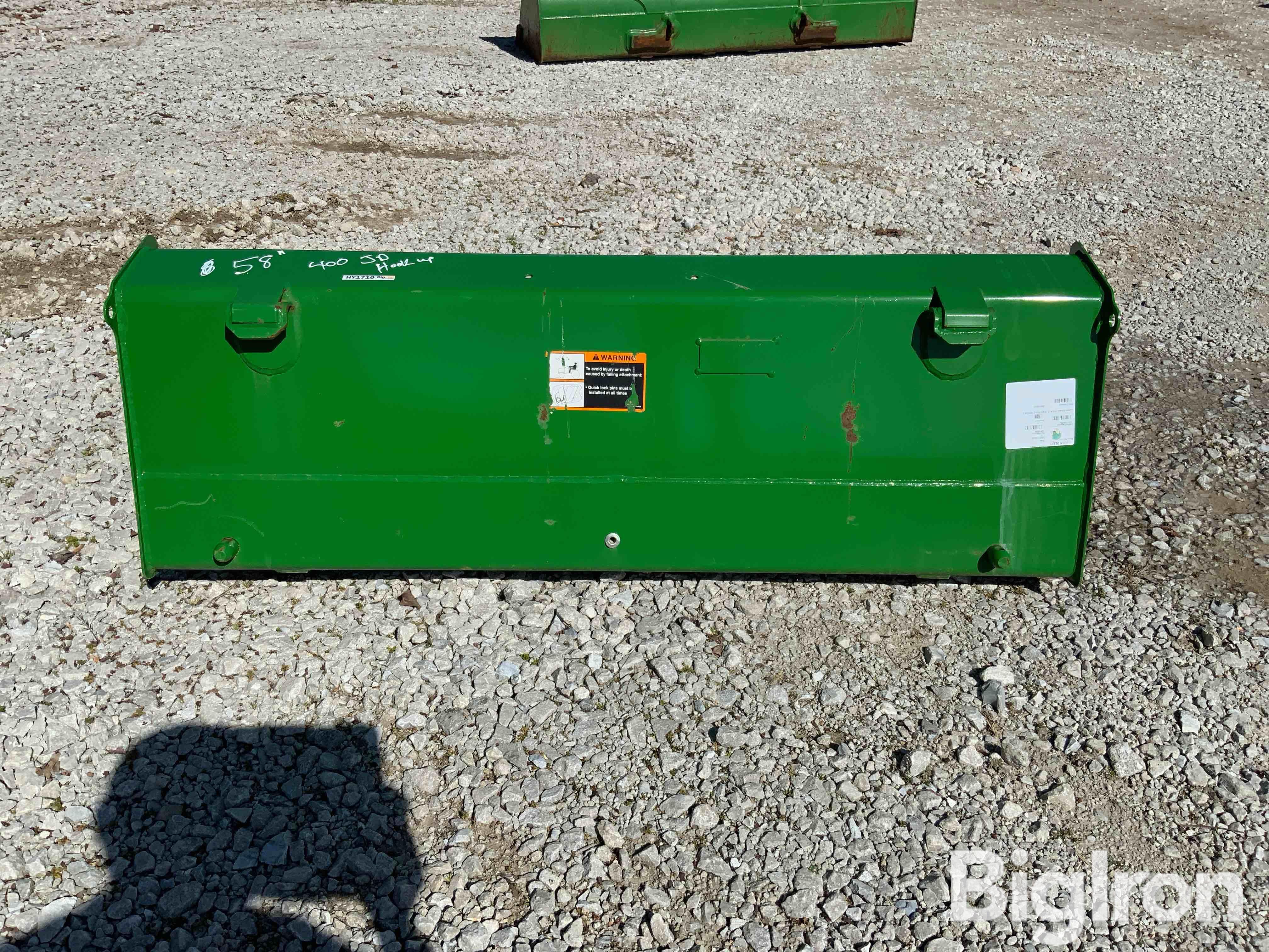 John Deere 58” Loader Bucket BigIron Auctions