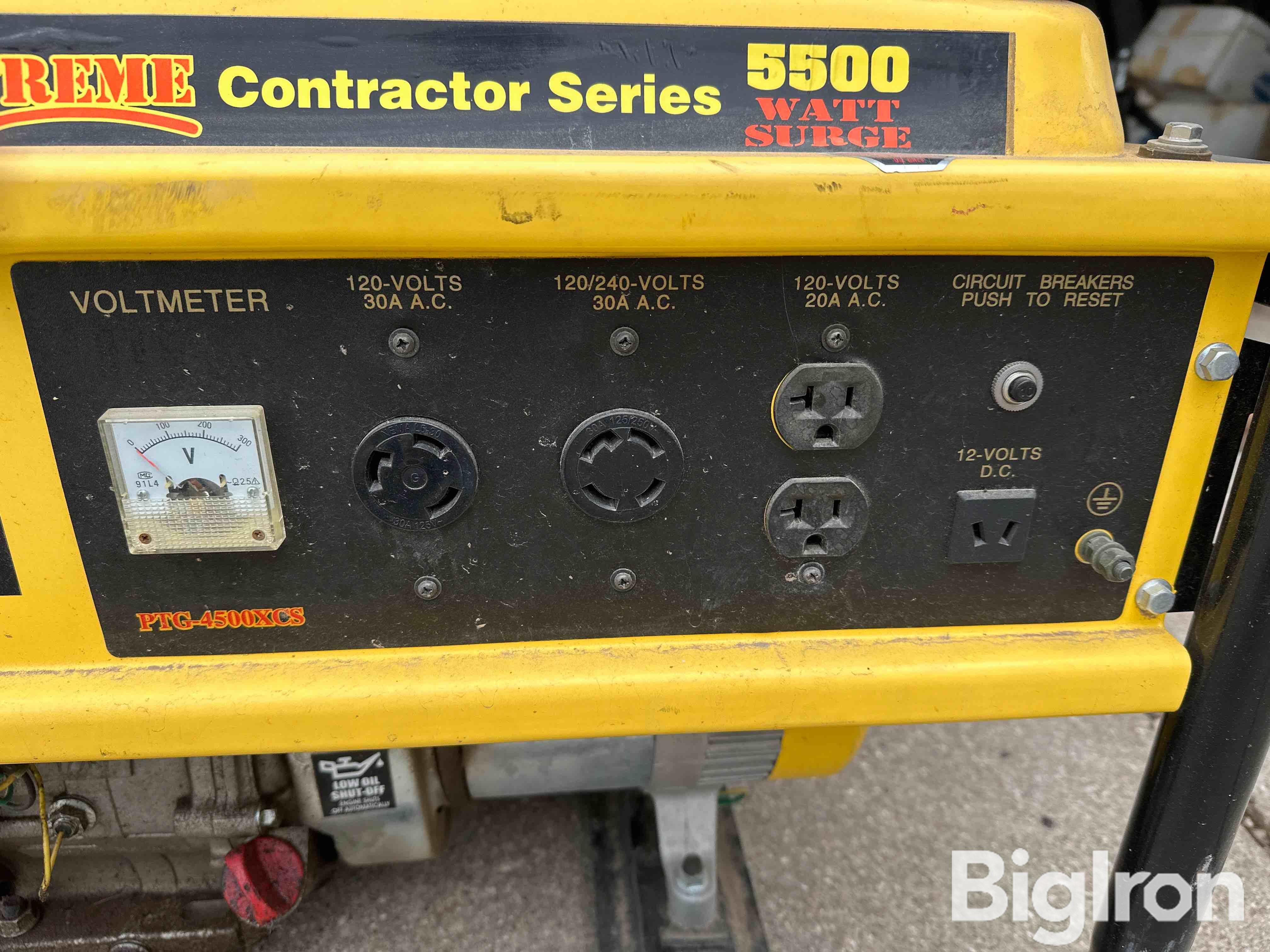 Power Train PTG-4500XCS 4500 W Generator BigIron Auctions