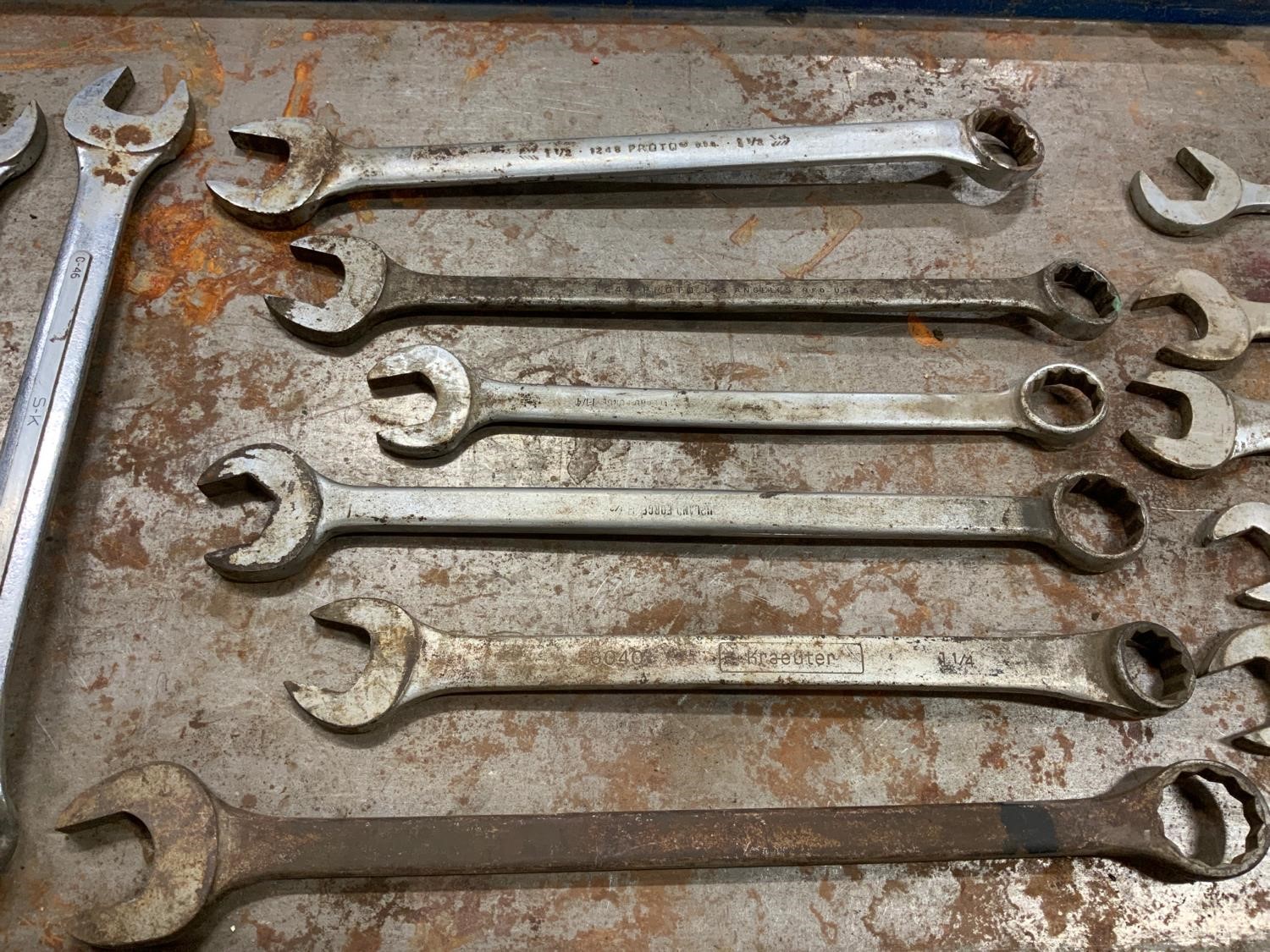 Open/Box End Wrenches BigIron Auctions