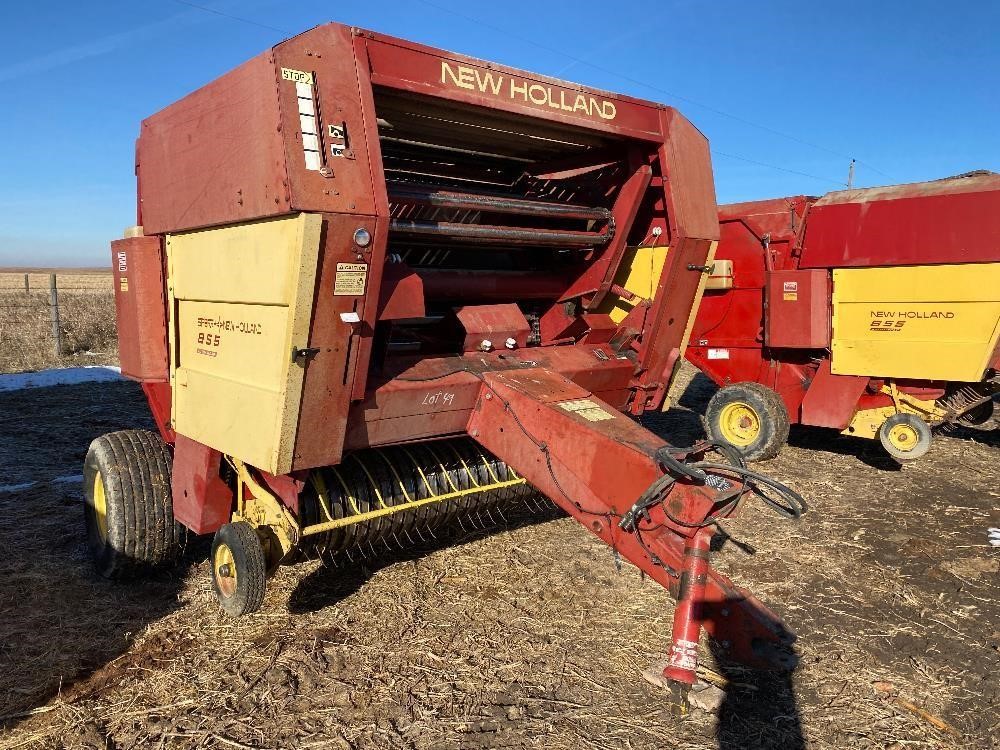 Sperry New Holland 855 Auto Wrap Round Baler BigIron Auctions