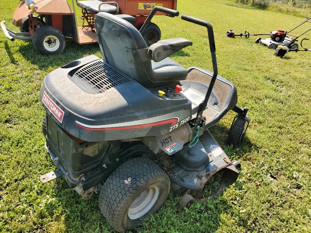 2008 Craftsman ZTS 7500 Zero Turn Riding Mower BigIron Auctions