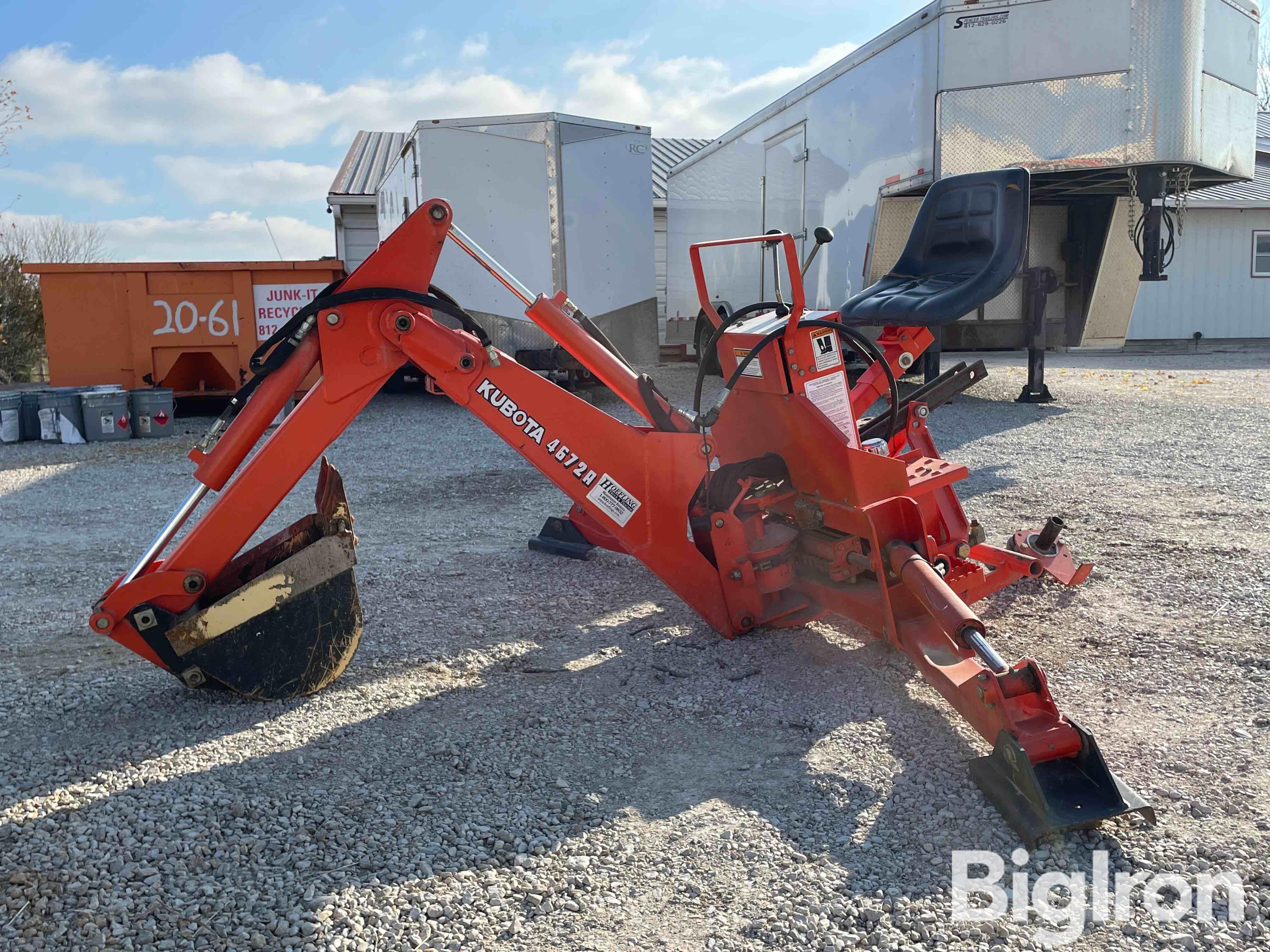 Kubota B4672A Backhoe Attachment BigIron Auctions