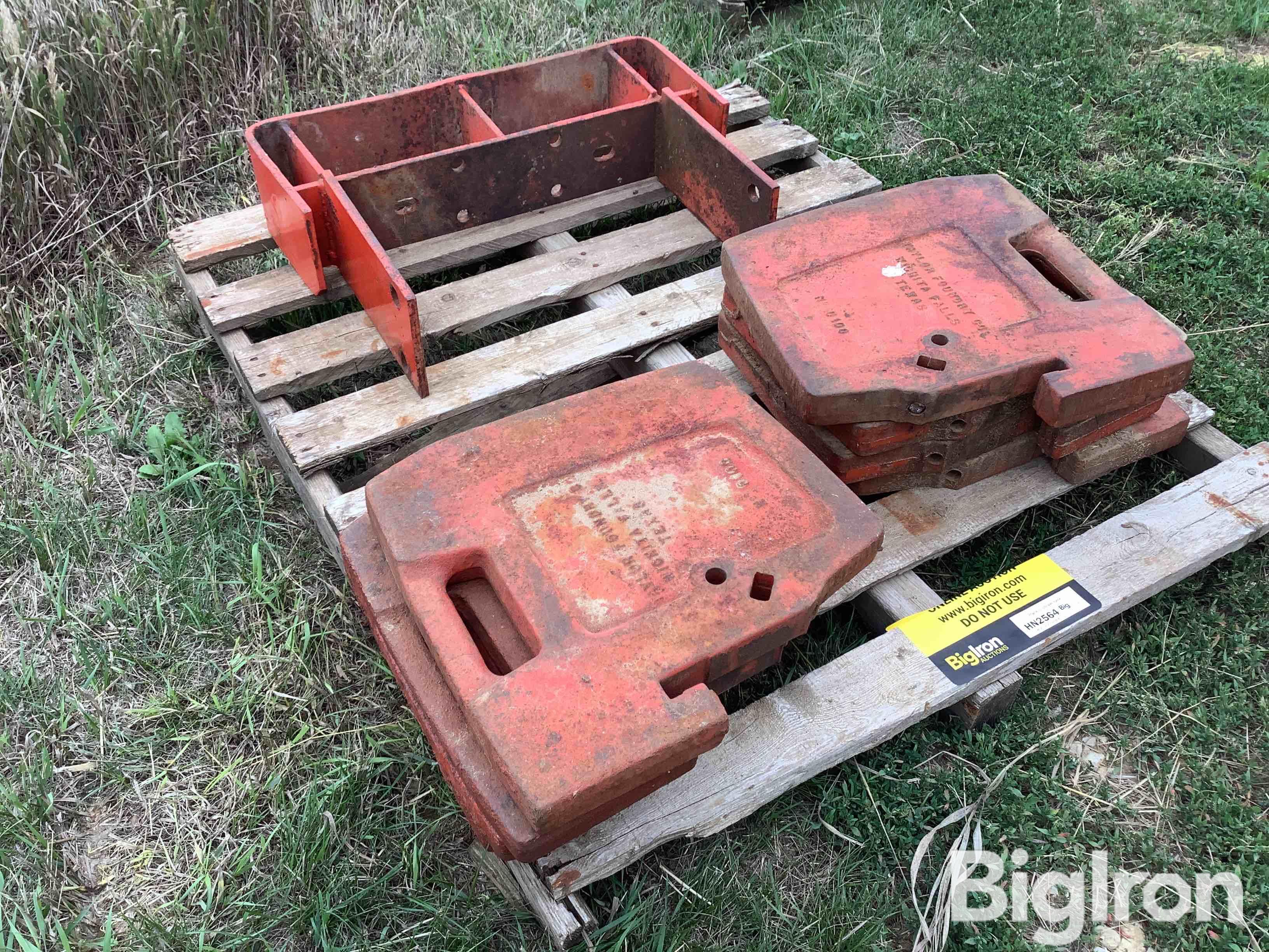 Taylor Foundry Suitcase Weights & Mounting Bracket BigIron Auctions