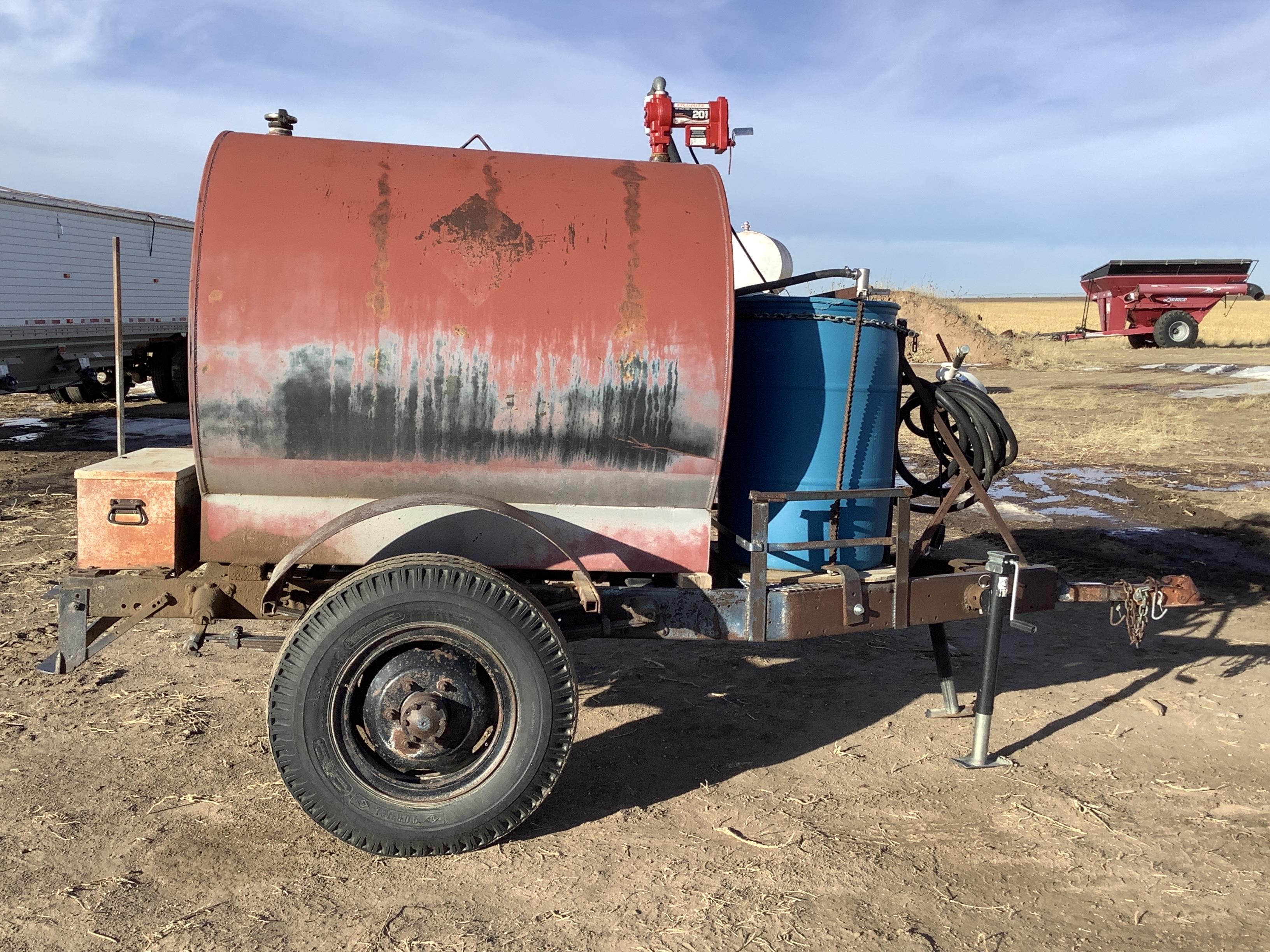 Homemade Fuel Trailer BigIron Auctions