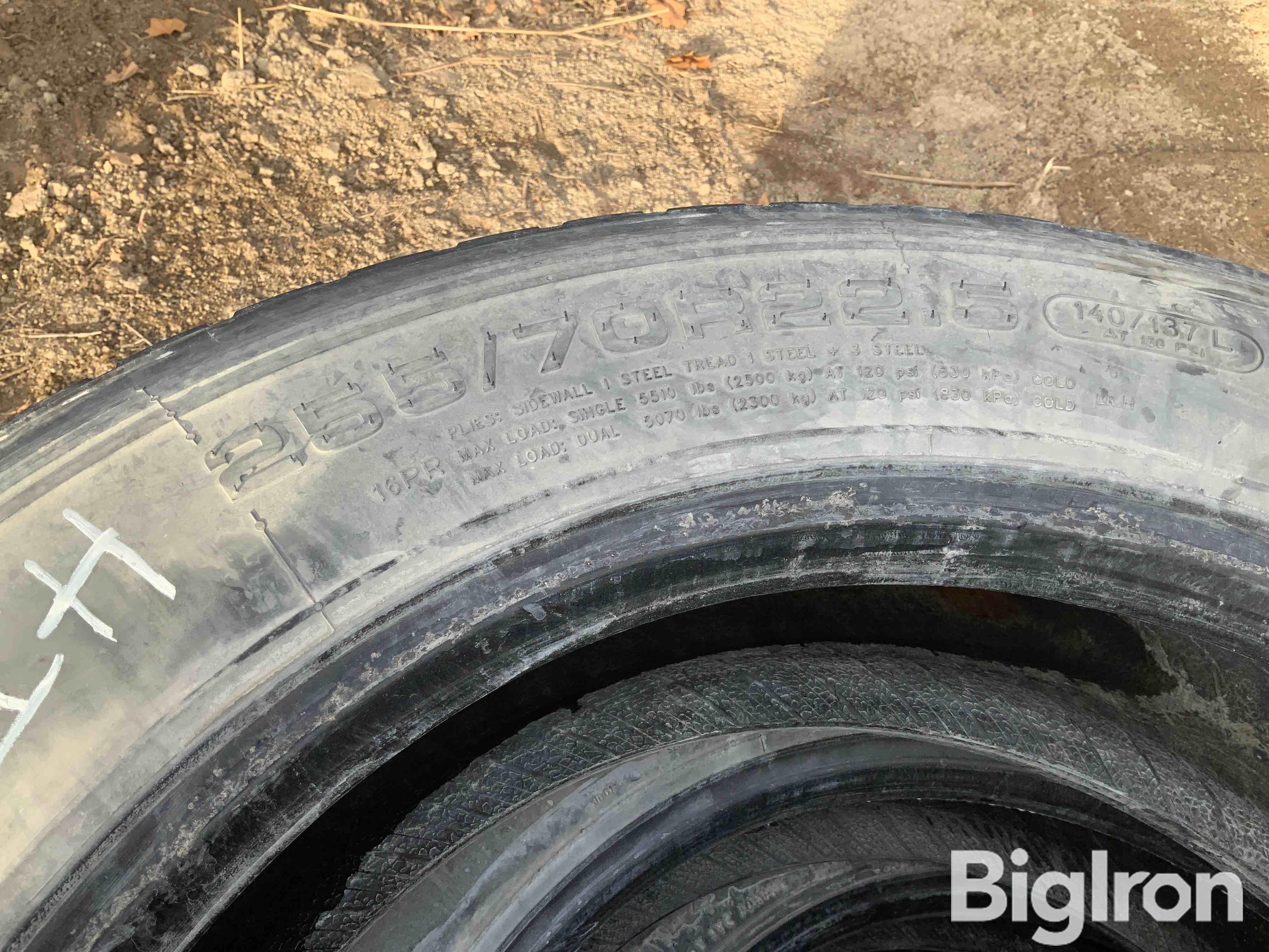 Dynatrac 255/70R22.5 Tires BigIron Auctions