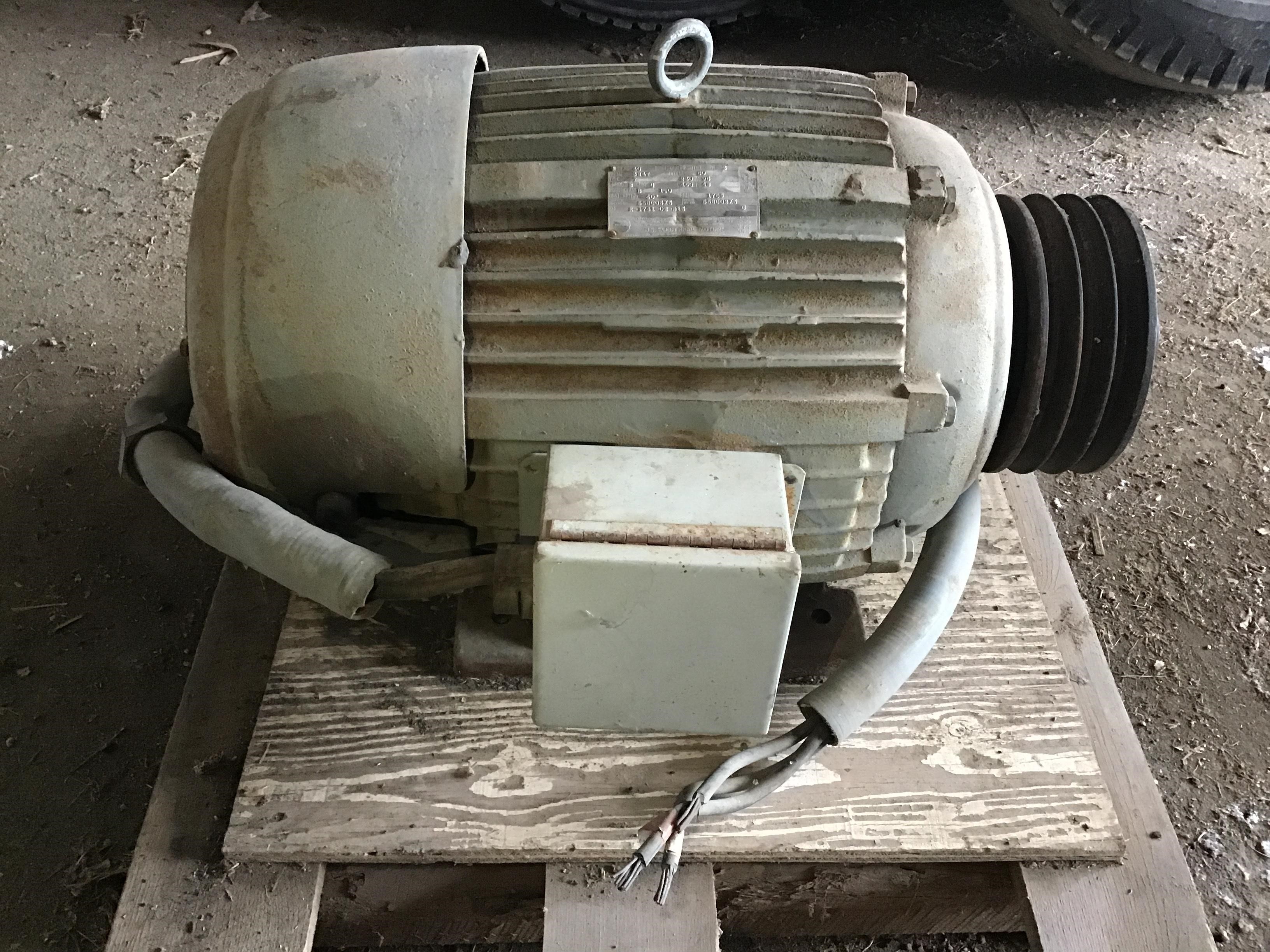 US Electrical Motors 40 Hp Electrical Motor BigIron Auctions