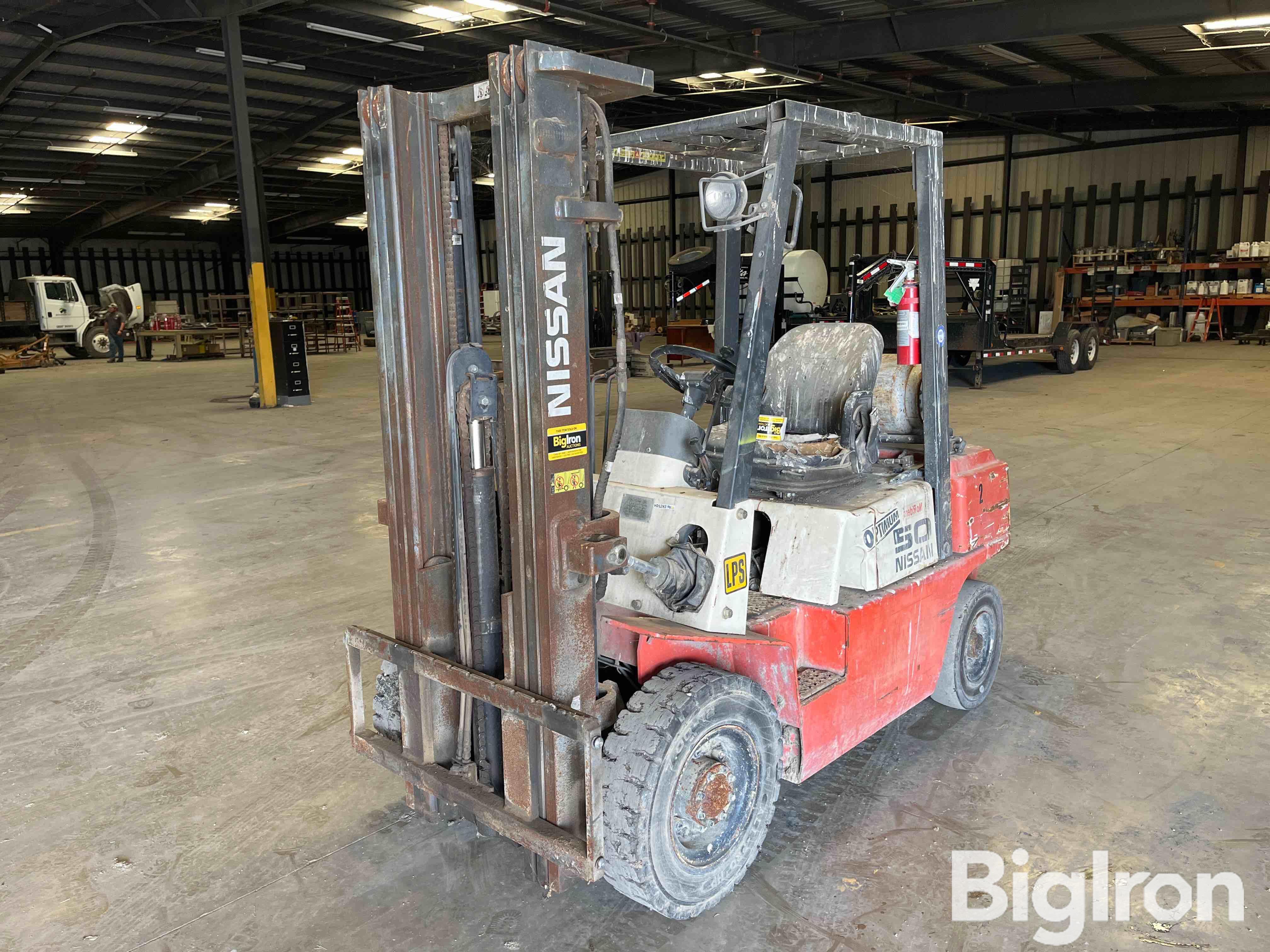 Nissan 50 Optimum Forklift Bigiron Auctions